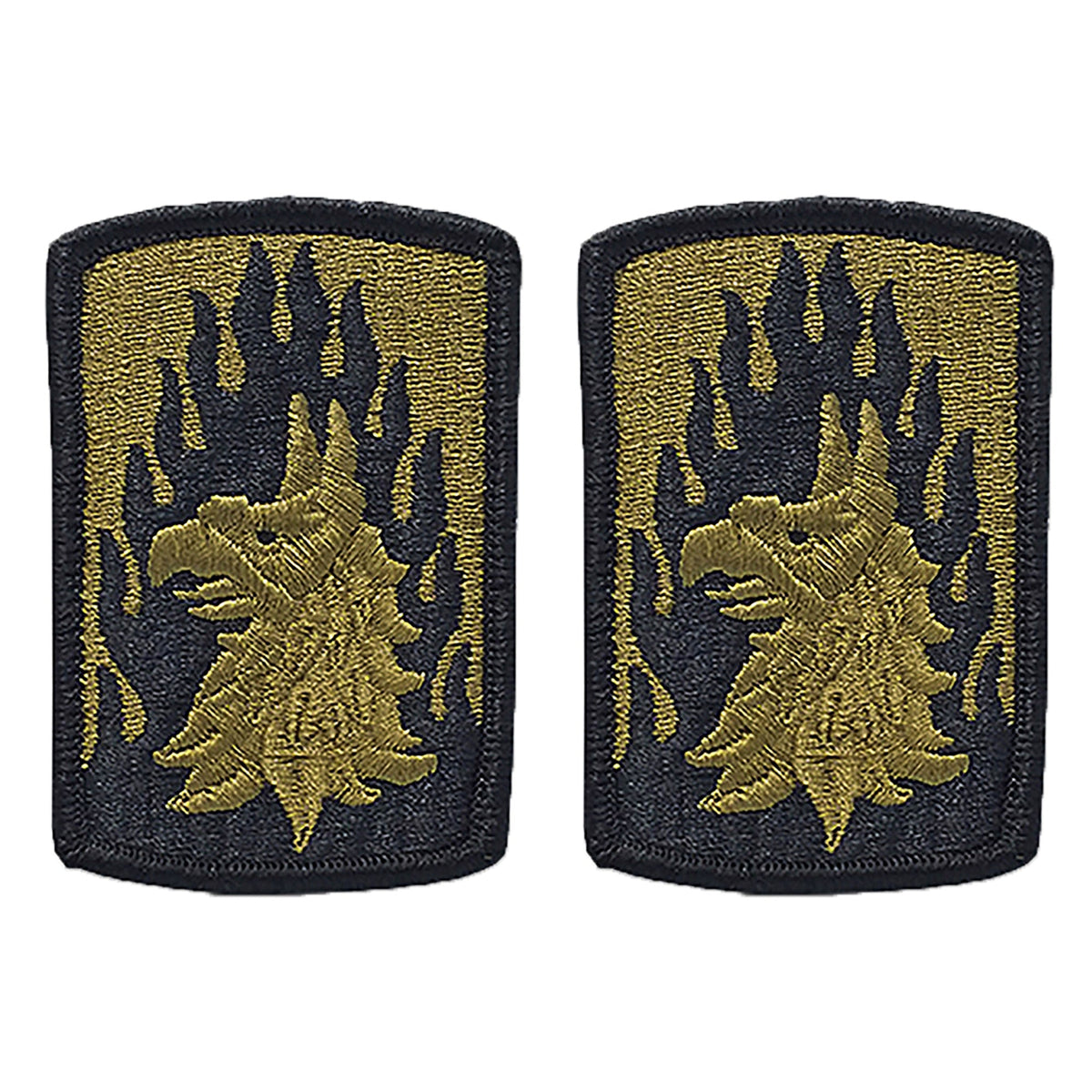 U.S. Army 12th Aviation Brigade OCP Patch w/ Hook Fastener (pair)