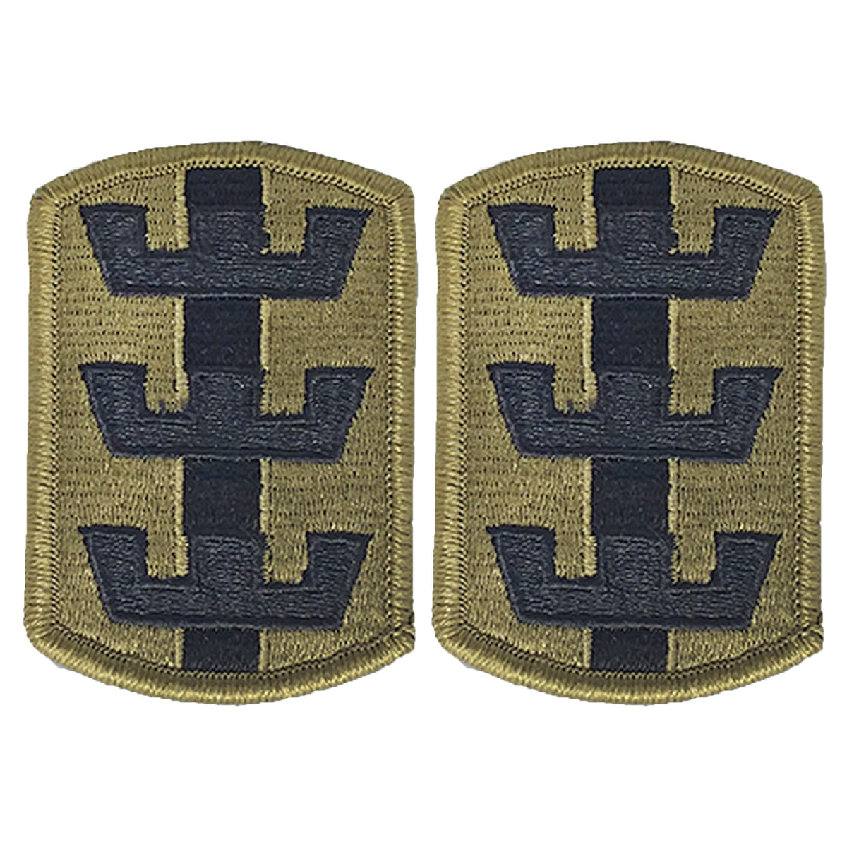 U.S. Army 130th Engineer Brigade OCP Patch w/ Hook Fastener (pair)