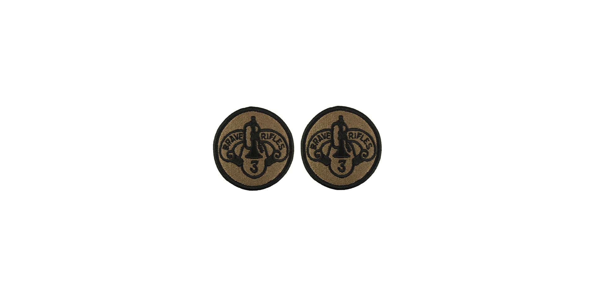 U.S. Army 3rd Armored Cavalry Regiment OCP Patch w/ Hook Fastener (pair)