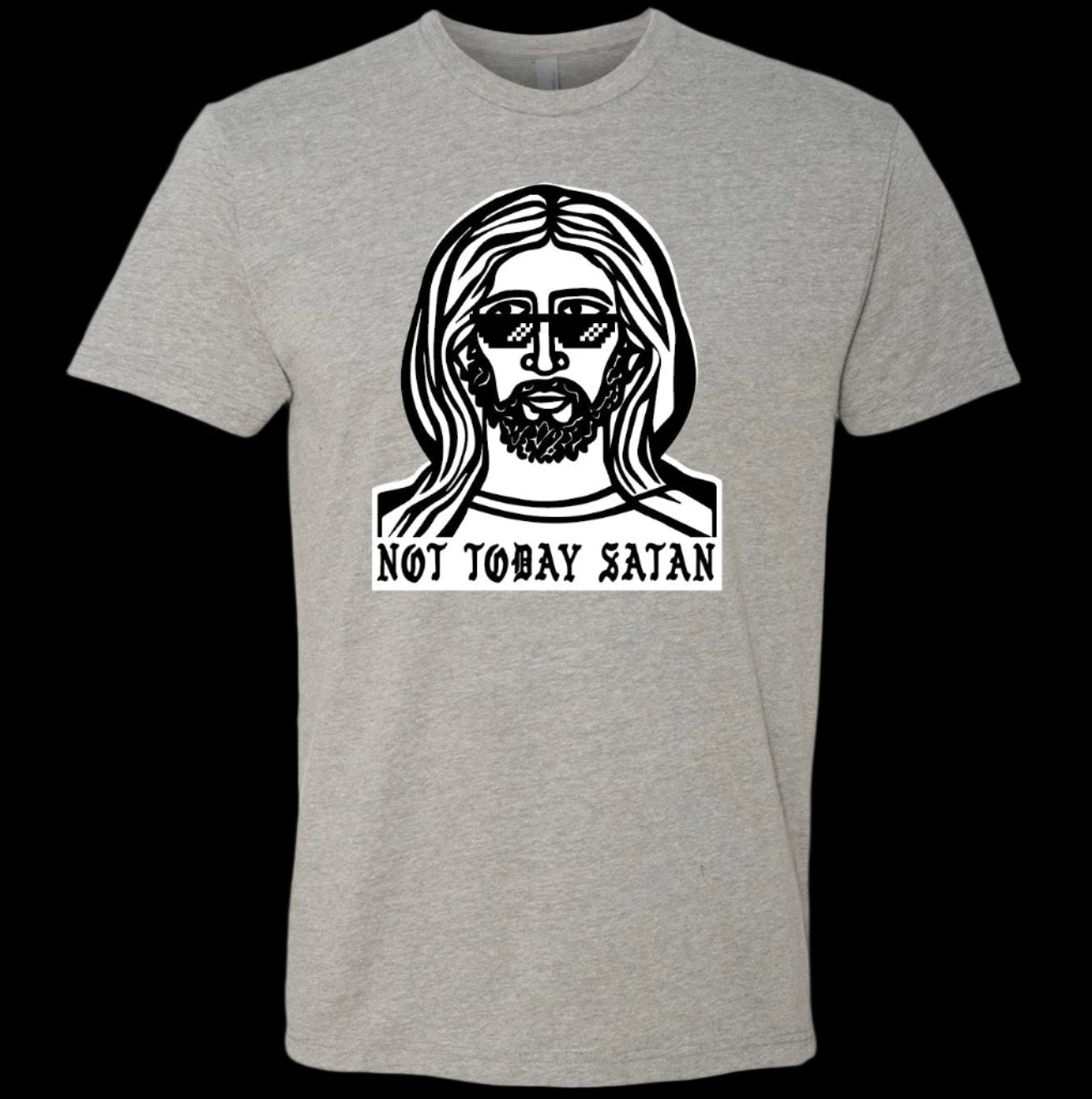 Camiseta de Jesús salvaje - Hoy no Satanás