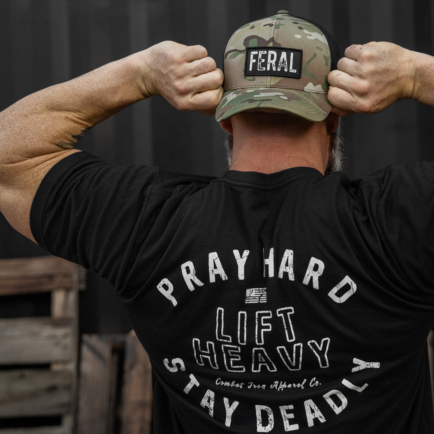 Feral Vintaged Patch Snapback Hat