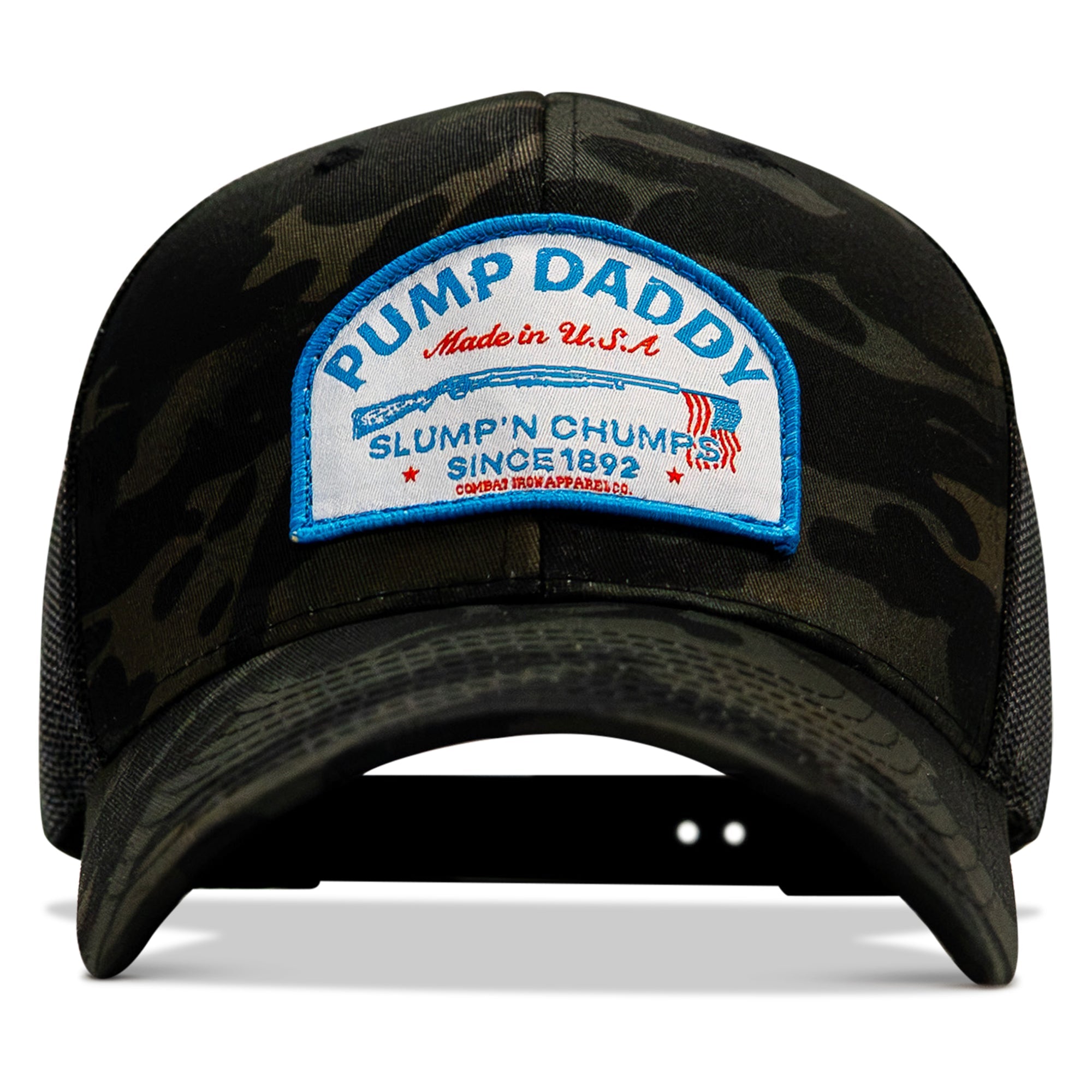 Pump Daddy Slump'n Chumps USA Patch SnapBack