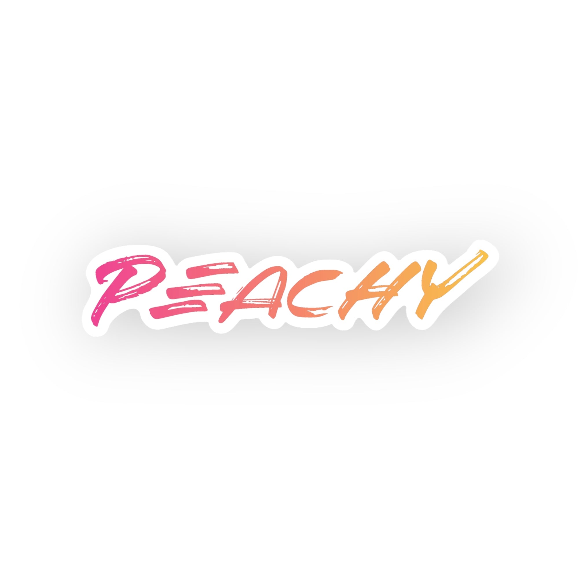 Peachy Sticker