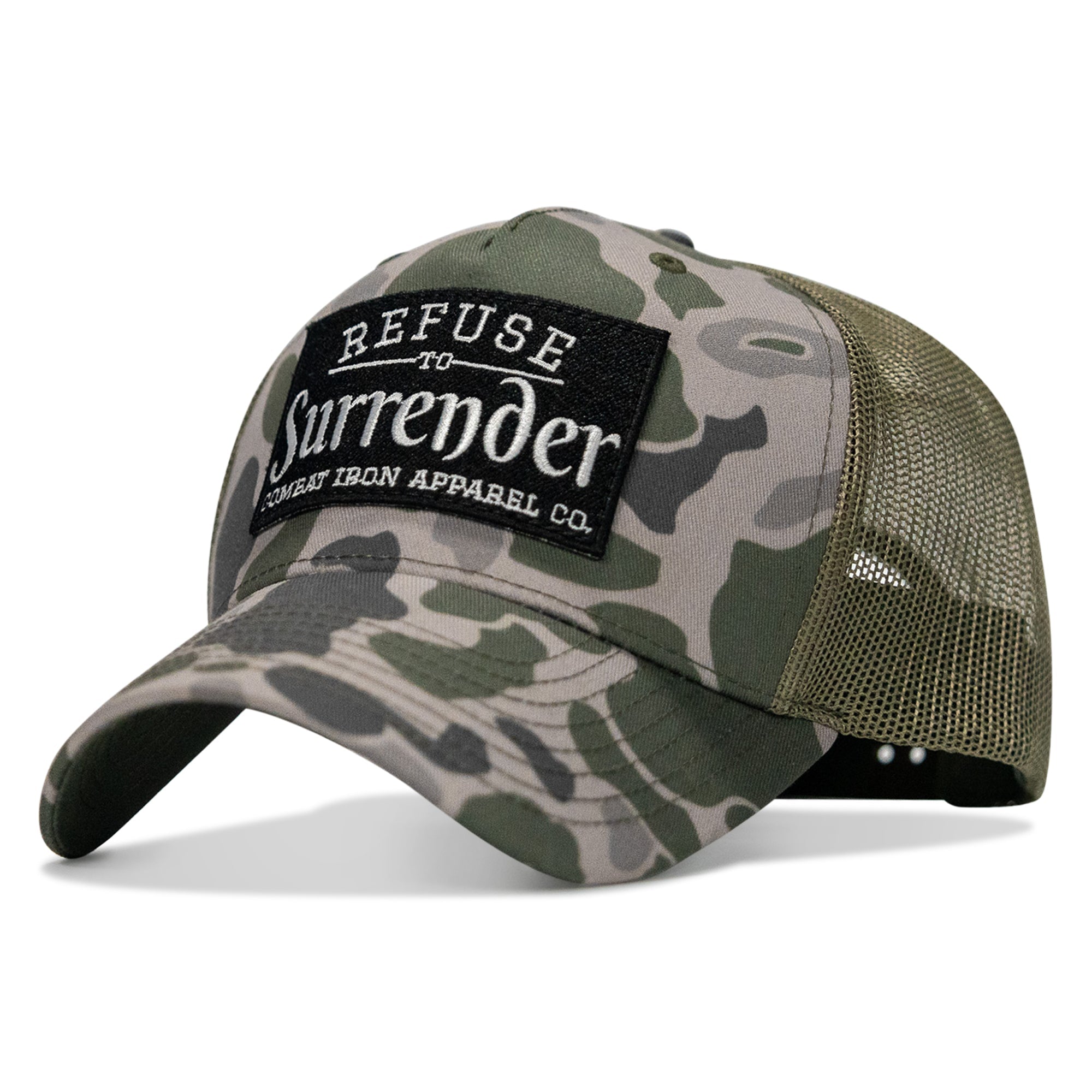 Refuse To Surrender B/W Patch Snapback Hat