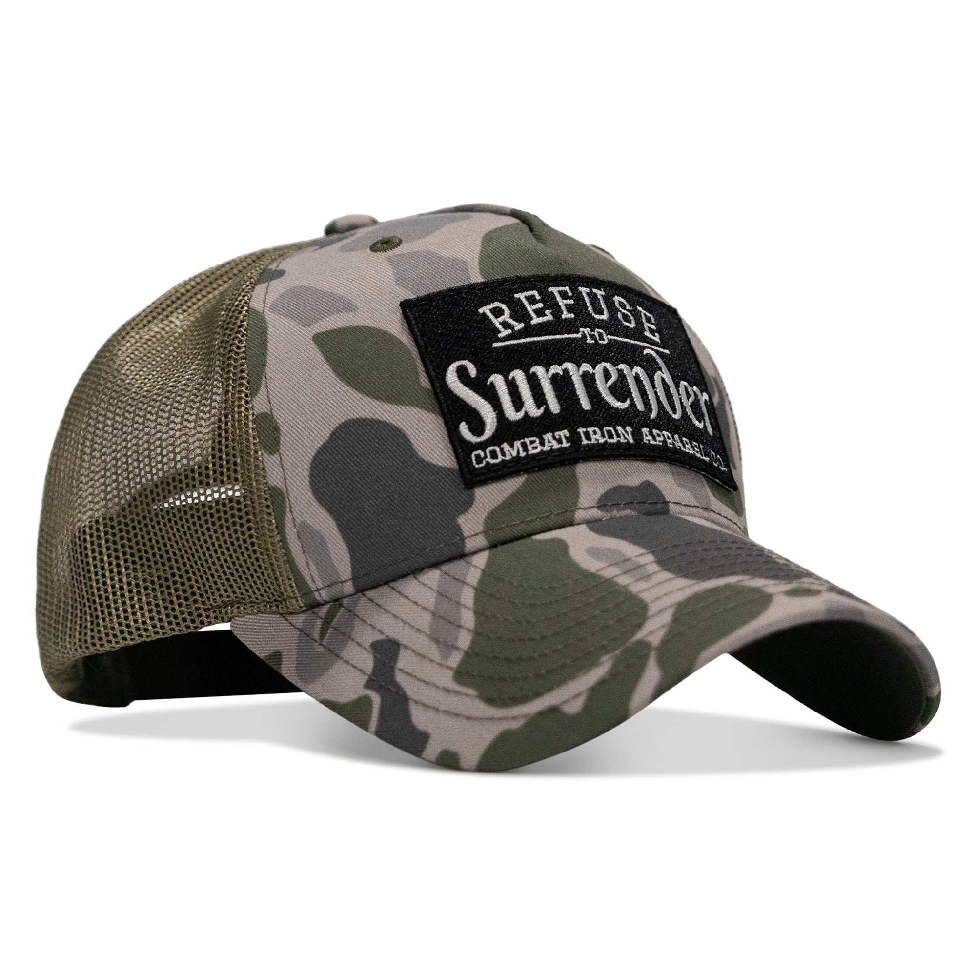 Refuse To Surrender B/W Patch Snapback Hat