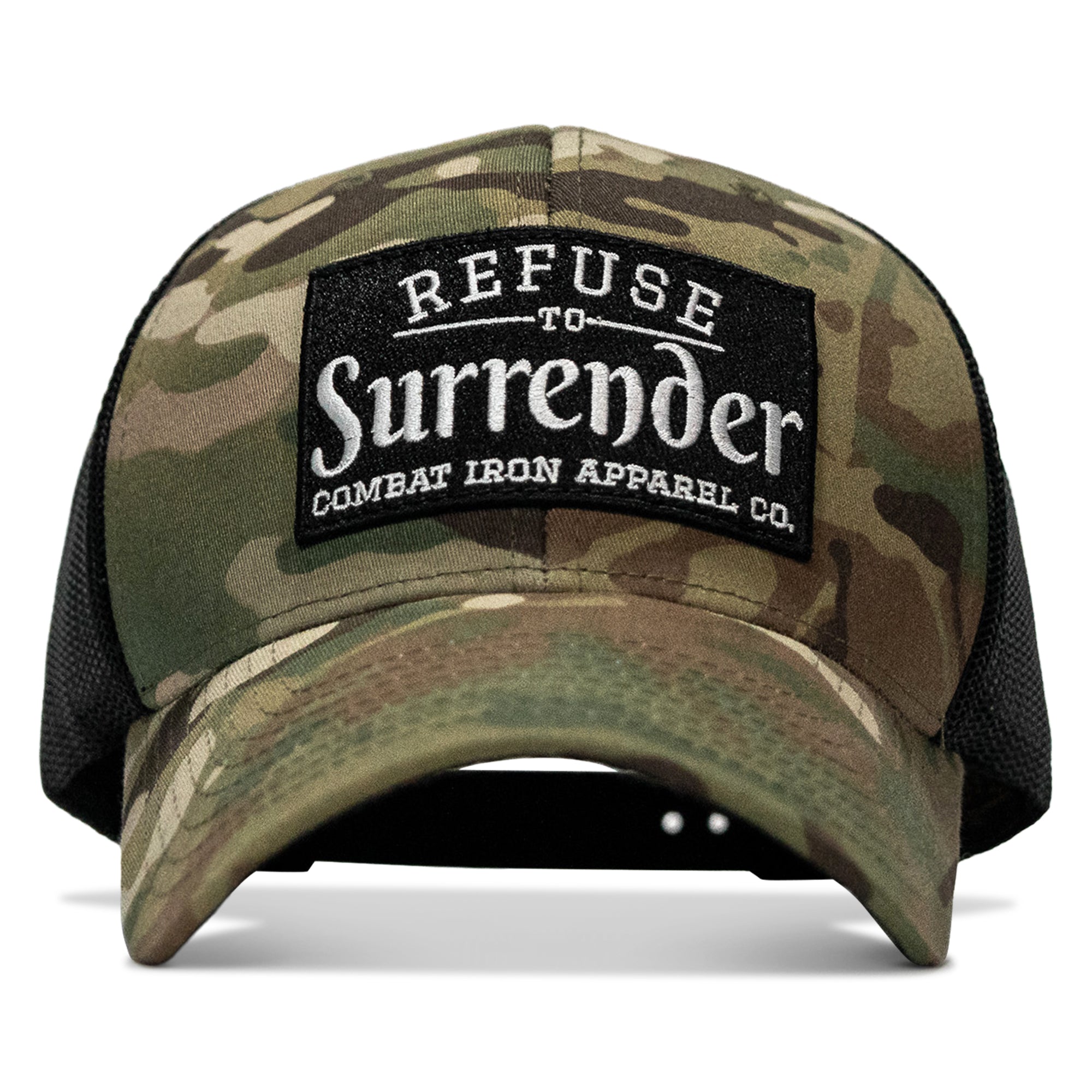 Refuse To Surrender B/W Patch Snapback Hat