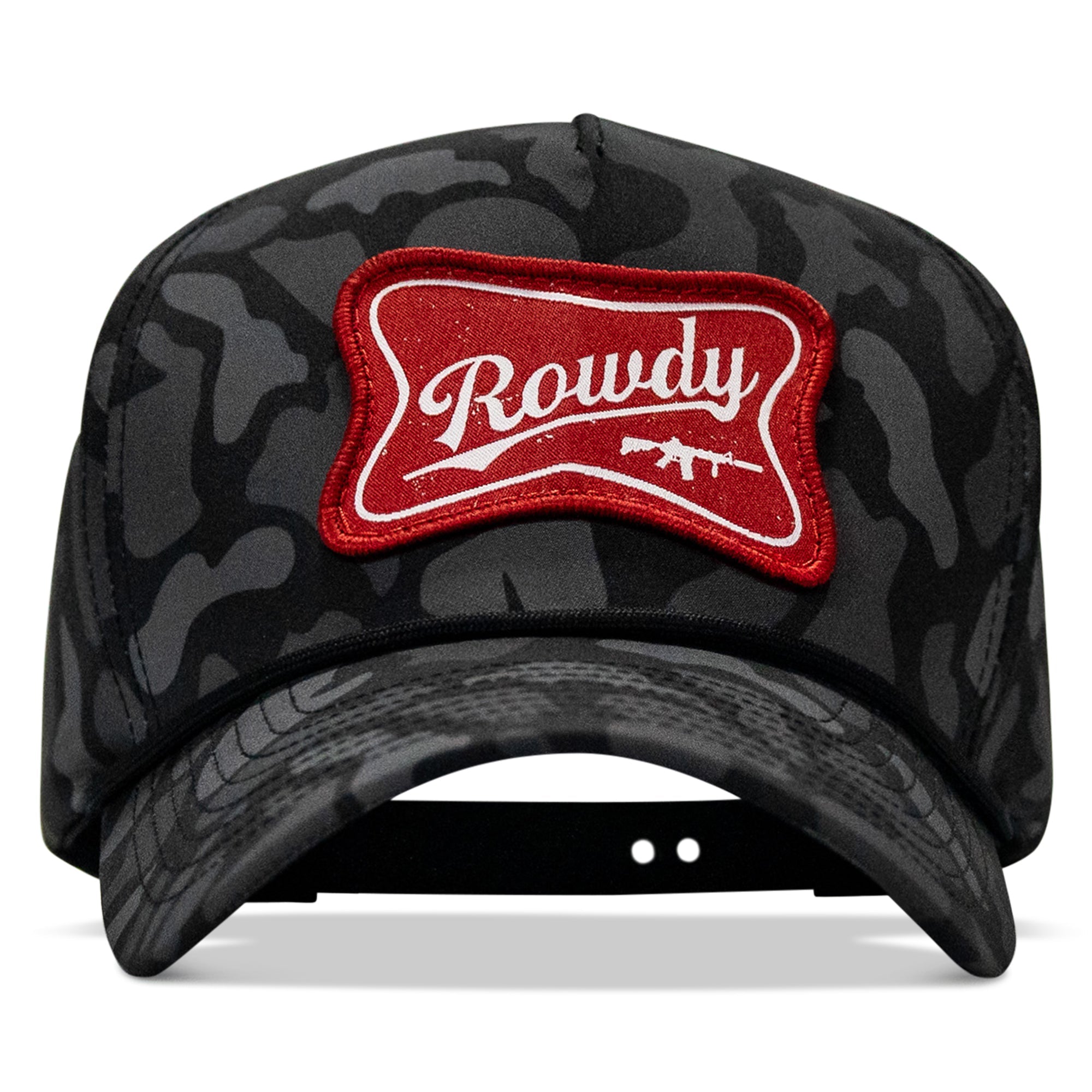 Rowdy Beer Logo Patch 5 Pannel Snapback