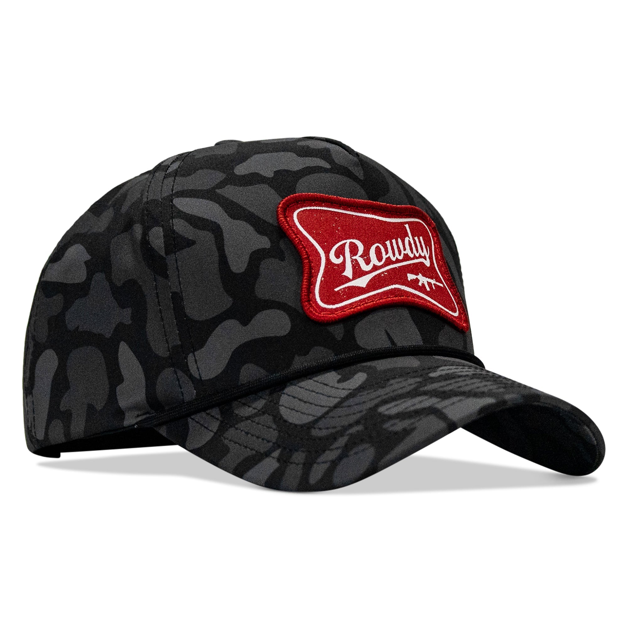 Rowdy Beer Logo Patch 5 Pannel Snapback