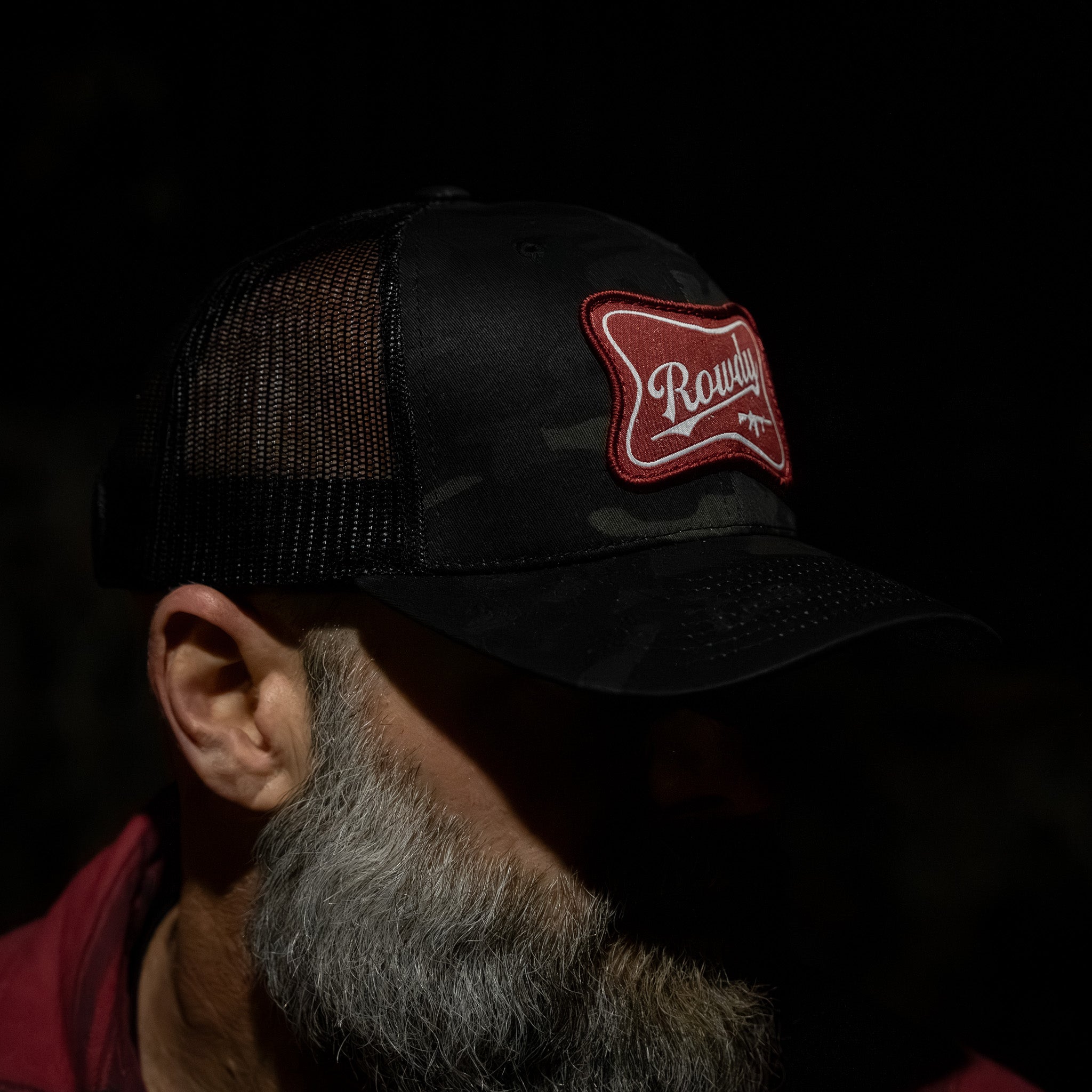 Rowdy Beer Logo Patch Snapback Hat