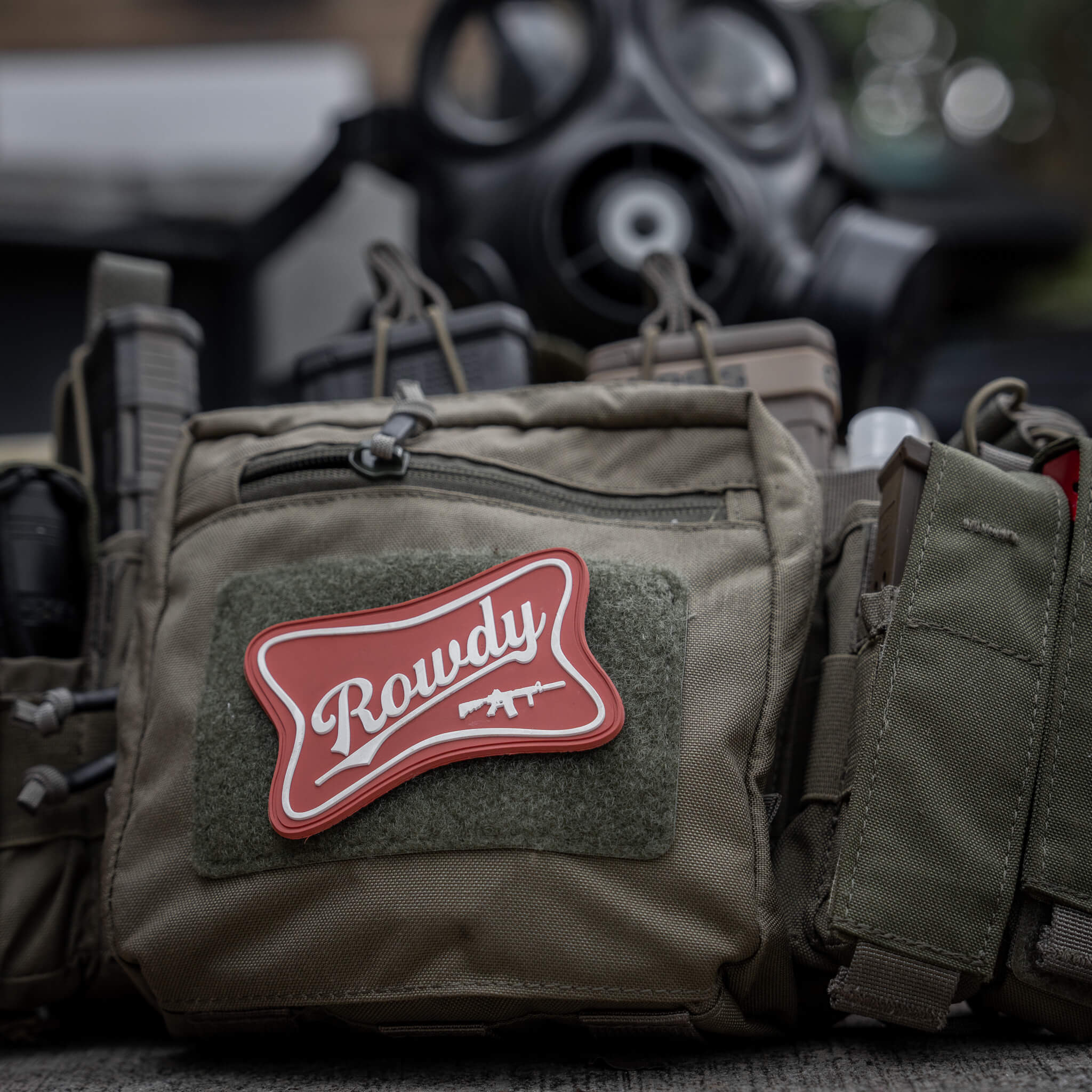 Rowdy PVC Velcro Patch