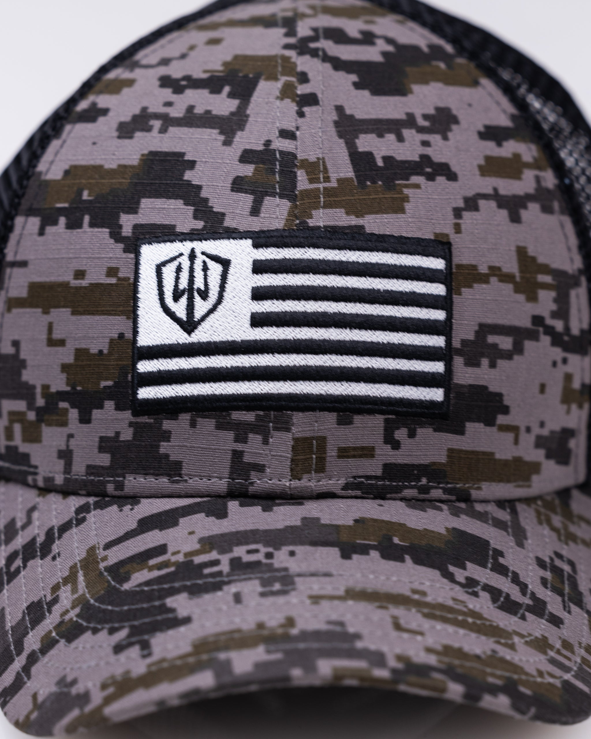 Camo Flag Trucker