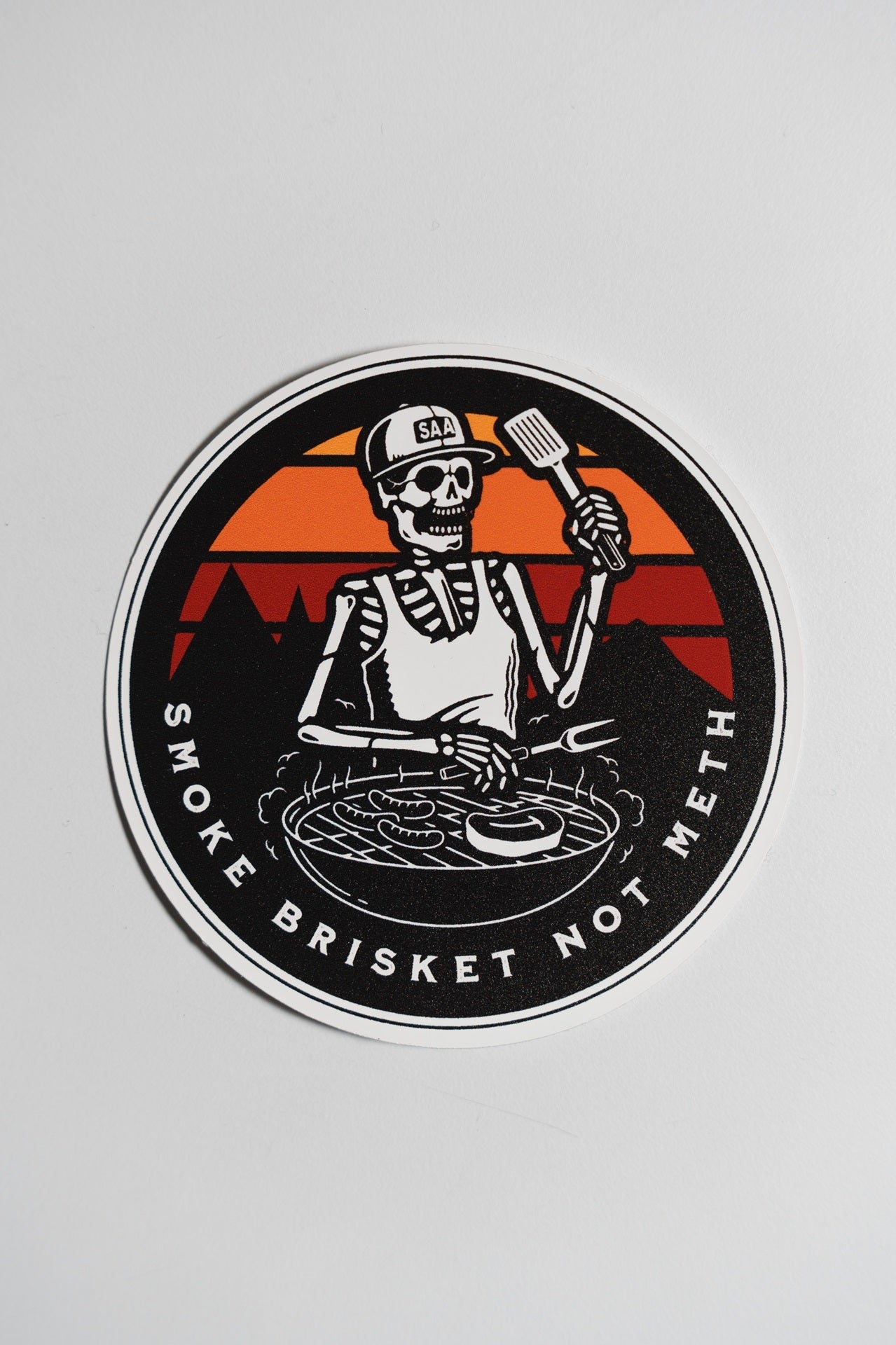 Smoke Brisket Not Meth - Sticker