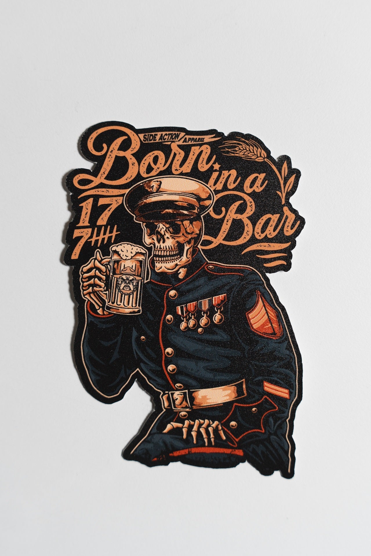 Born in a Bar - Sticker