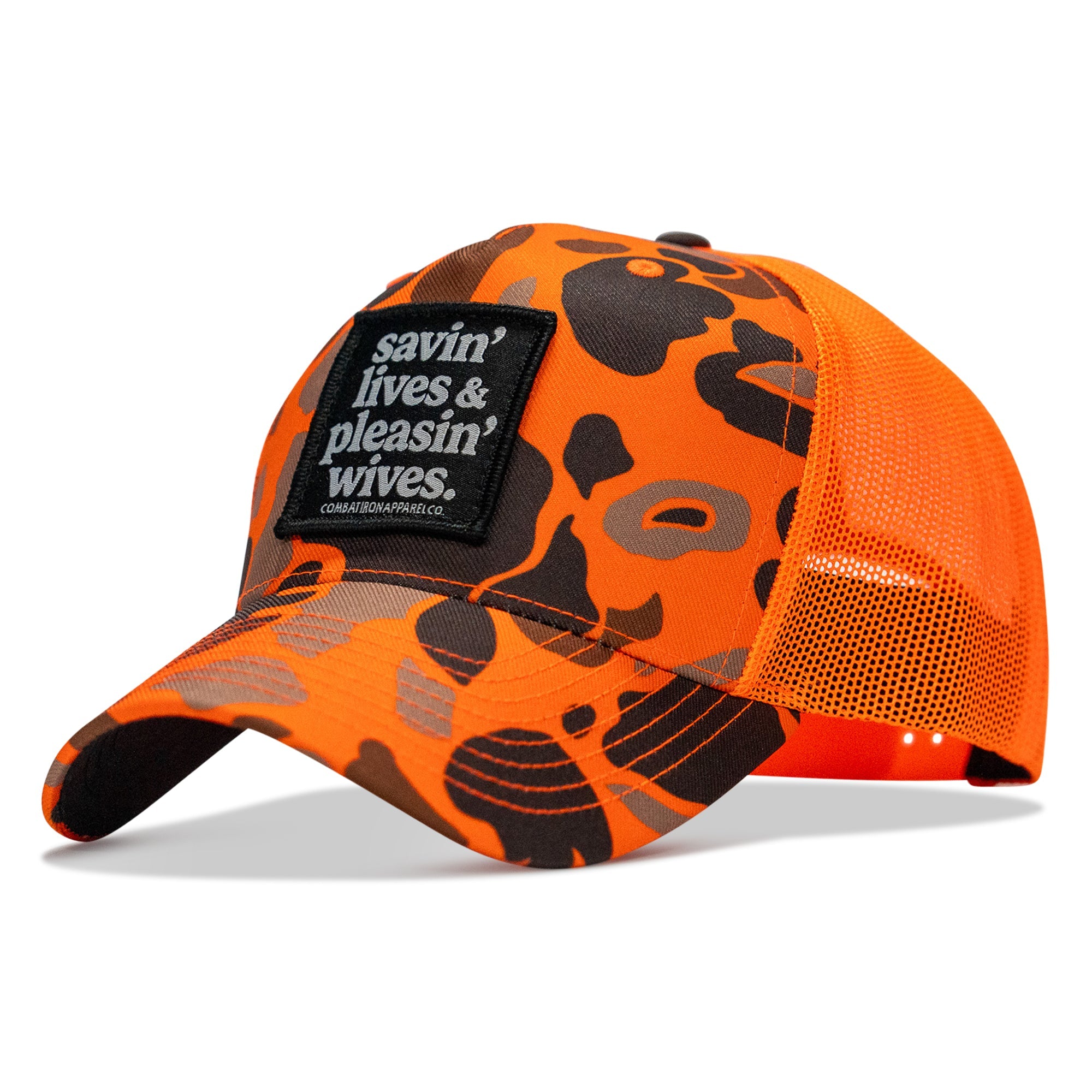 SAVIN' LIVES & PLEASIN' WIVES Patch SnapBack Hat