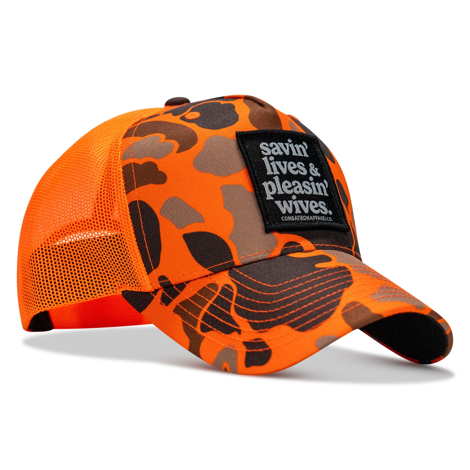SAVIN' LIVES & PLEASIN' WIVES Patch SnapBack Hat