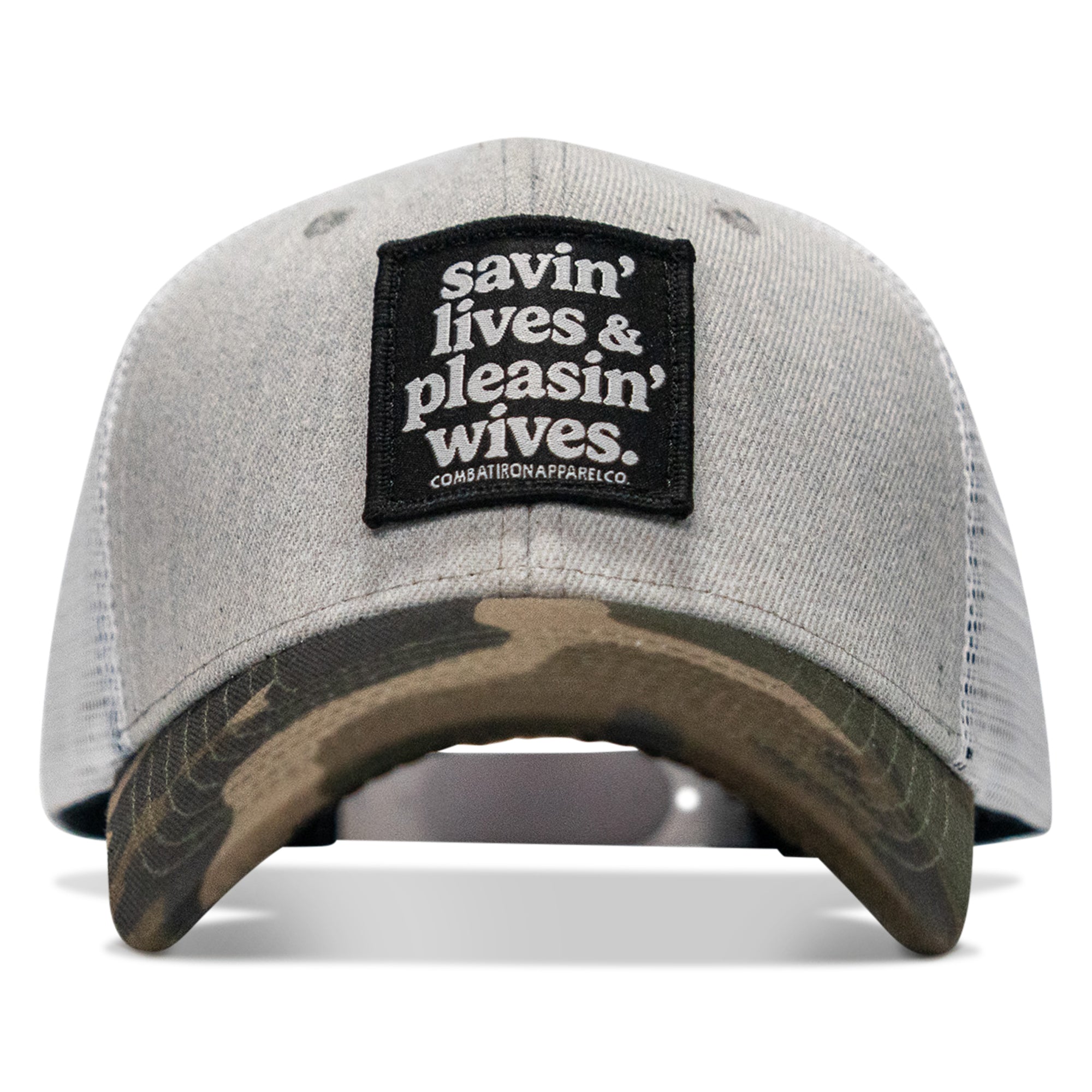 SAVIN' LIVES & PLEASIN' WIVES Patch SnapBack Hat