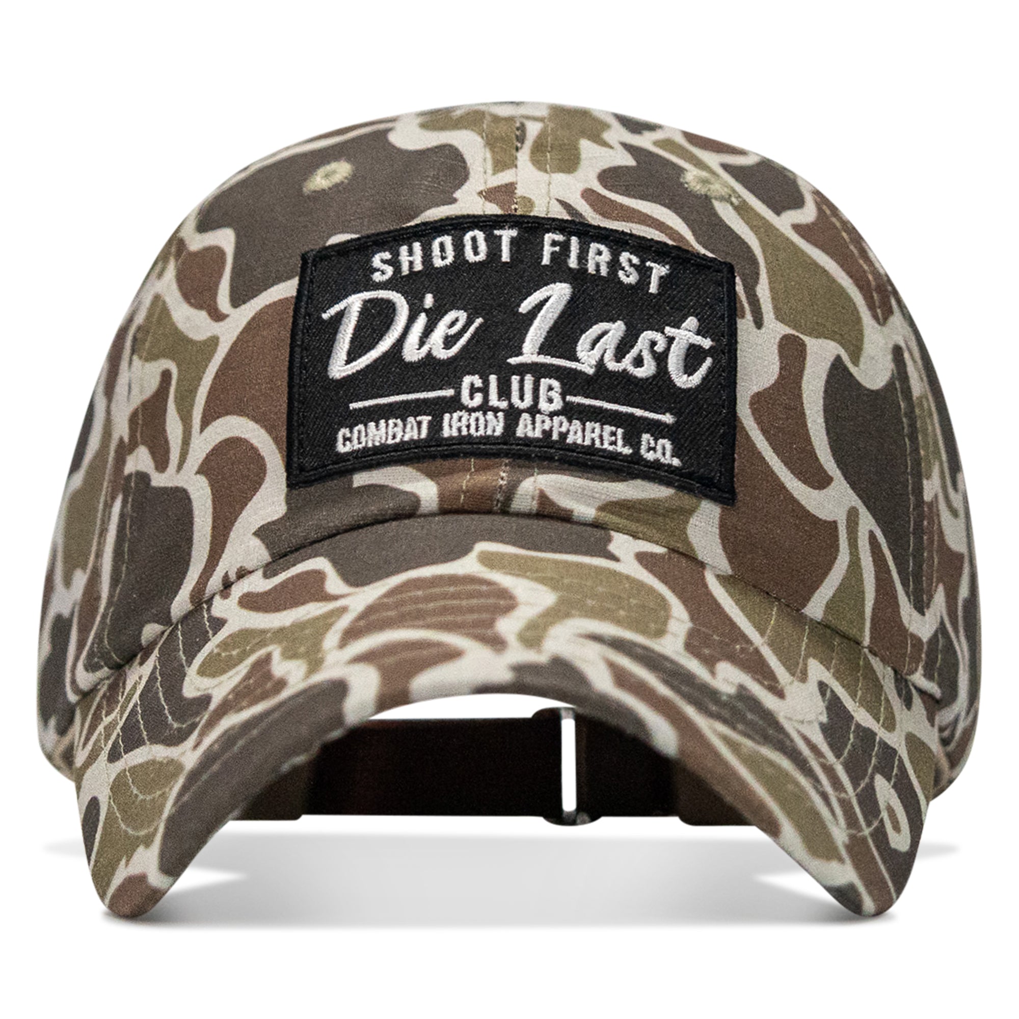Shoot First. Die Last. Club Patch Low Profile Ripstop Flex Hat