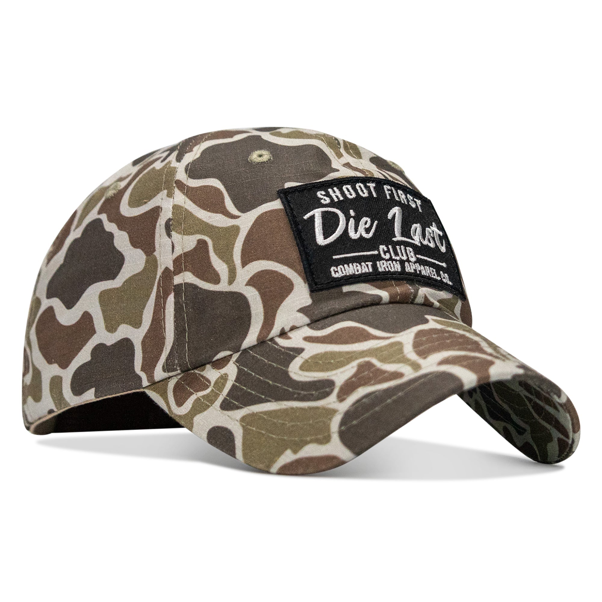 Shoot First. Die Last. Club Patch Ripstop Snapback