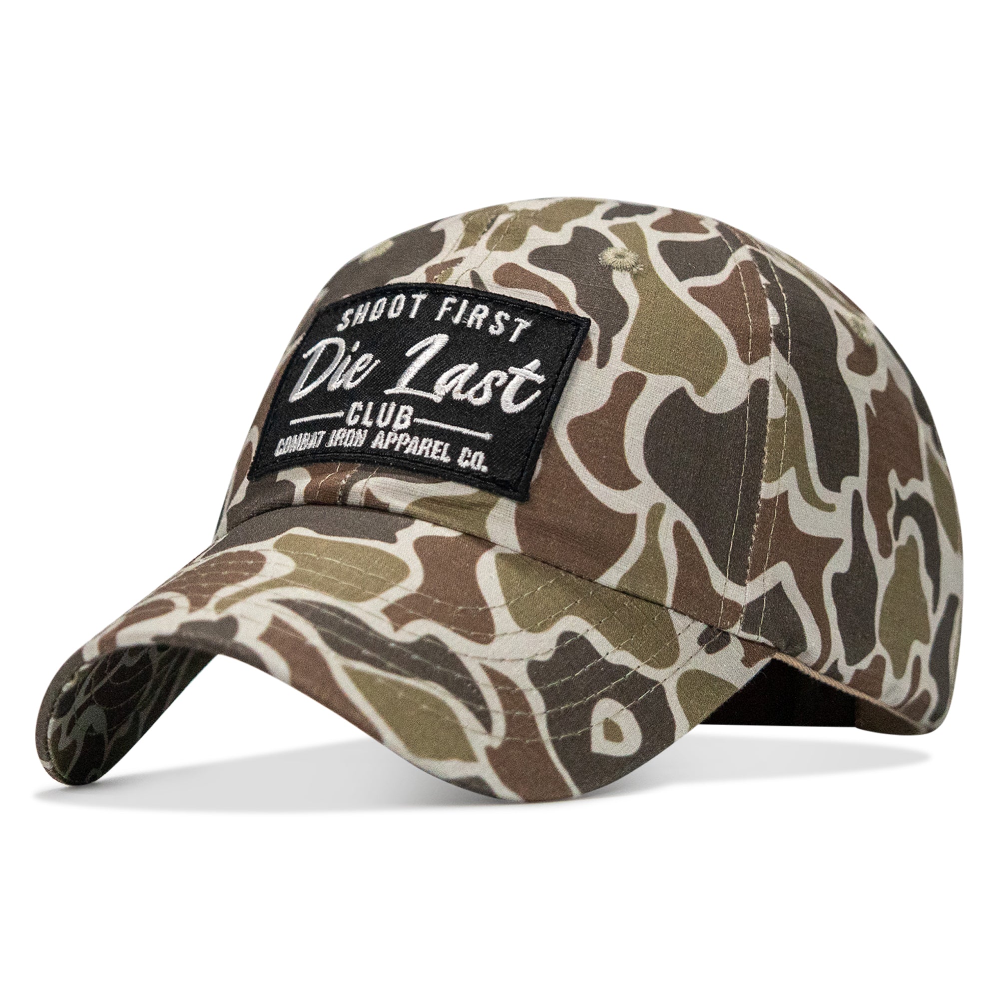 Shoot First. Die Last. Club Patch Ripstop Snapback
