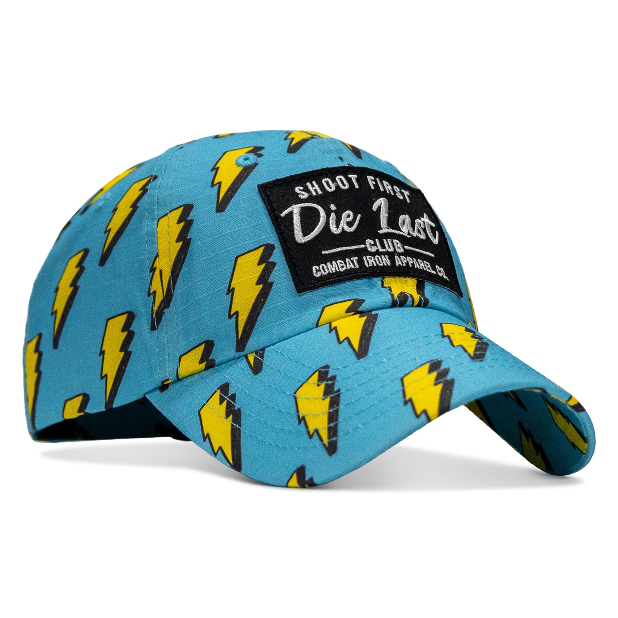 Shoot First. Die Last. Club Patch Low Profile Ripstop Flex Hat
