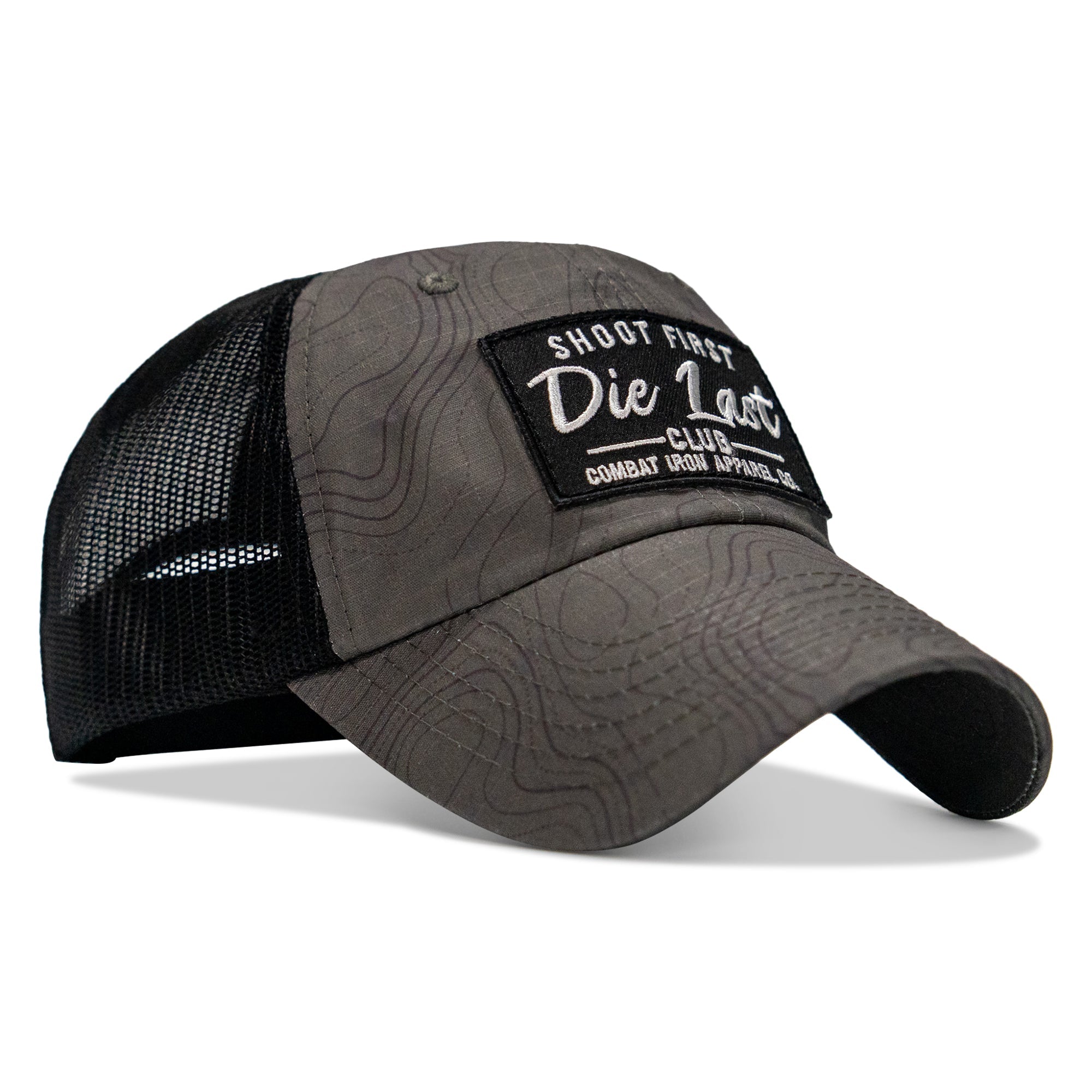 Shoot First. Die Last. Club Patch Ripstop Snapback