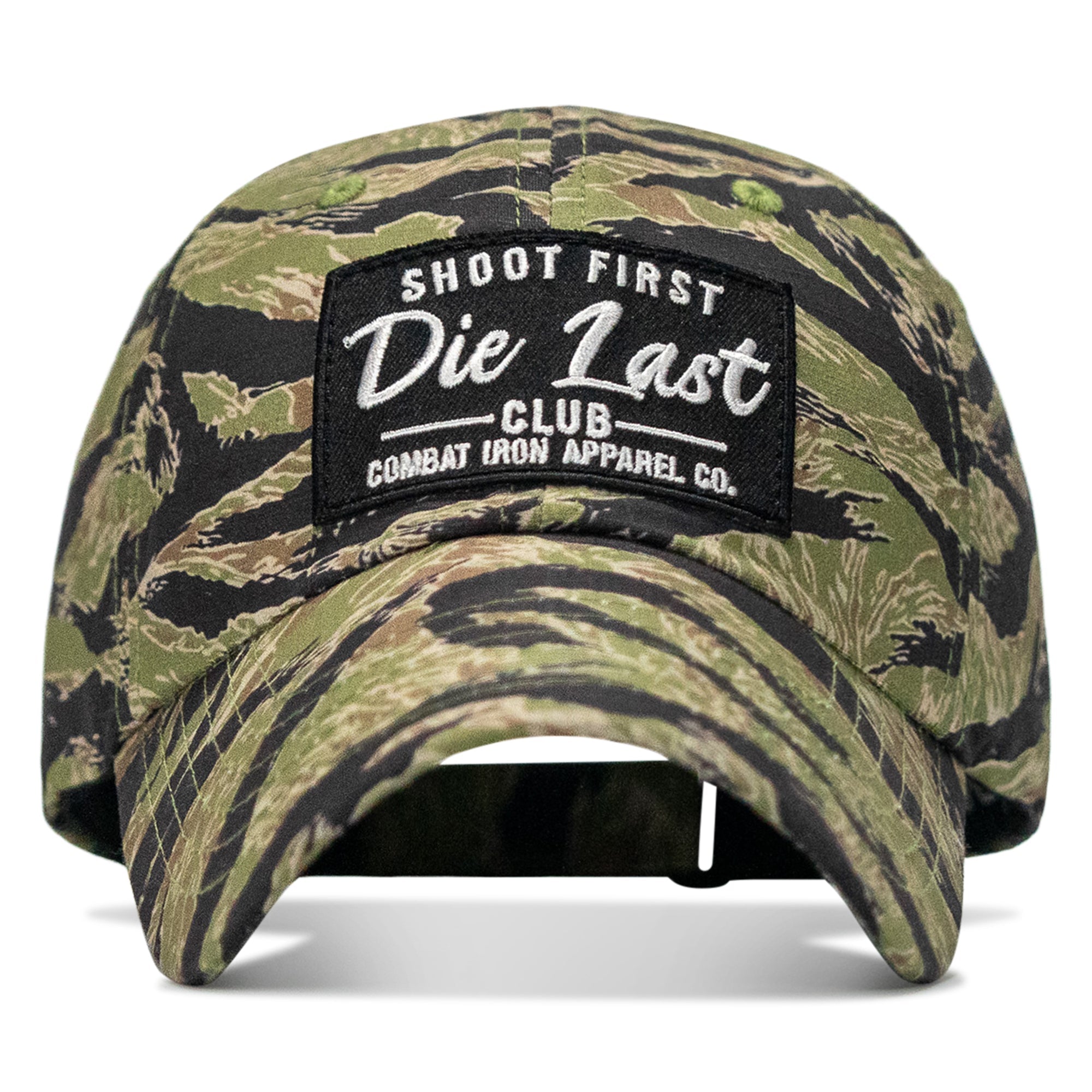 Shoot First. Die Last. Club Patch Low Profile Ripstop Flex Hat