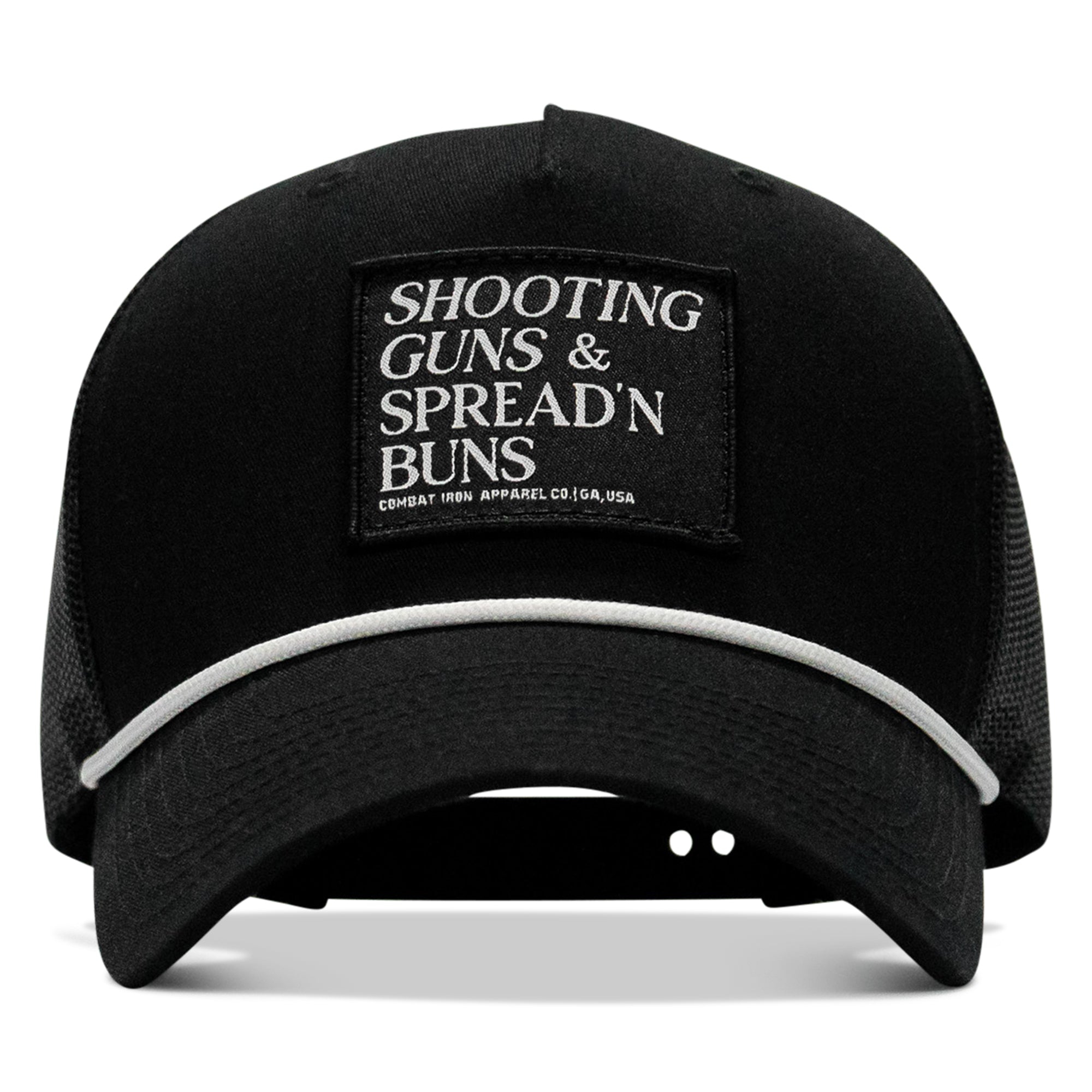 Shooting Guns & Spread'n Buns Patch Rope Snapback Hat