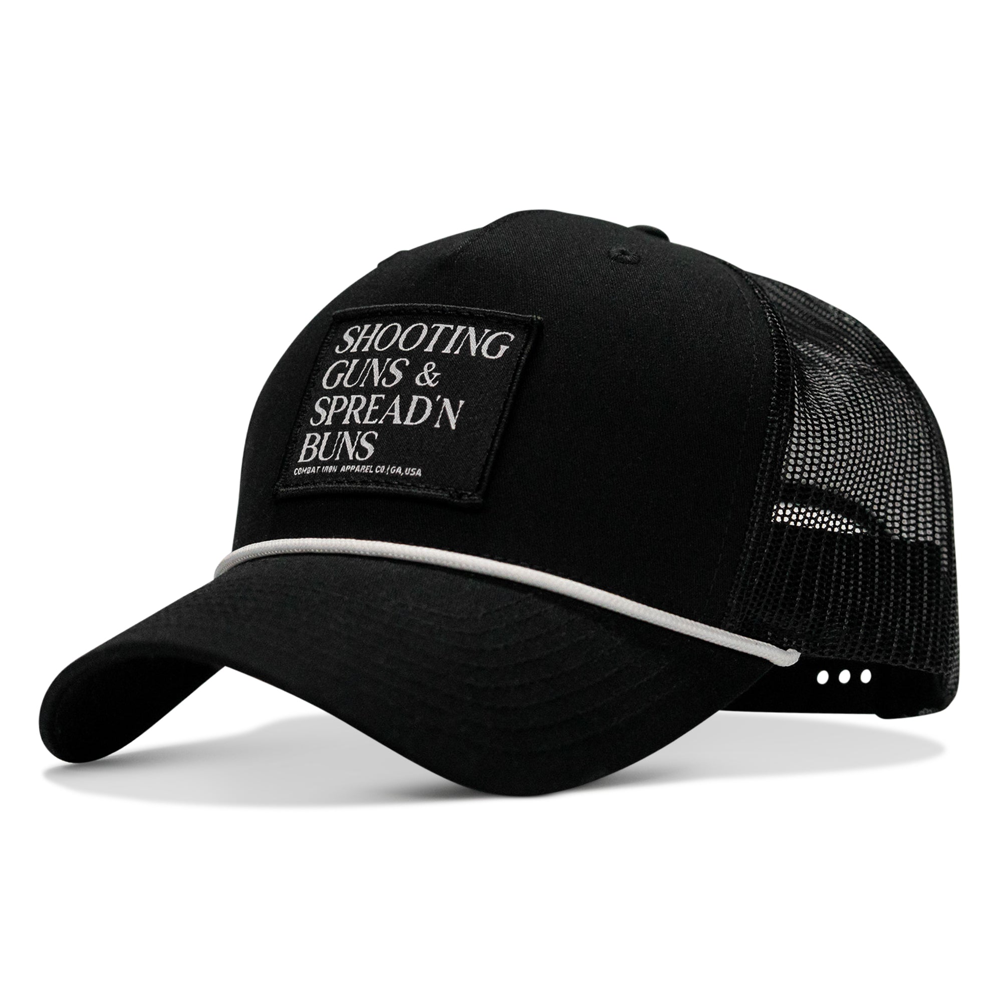Shooting Guns & Spread'n Buns Patch Rope Snapback Hat