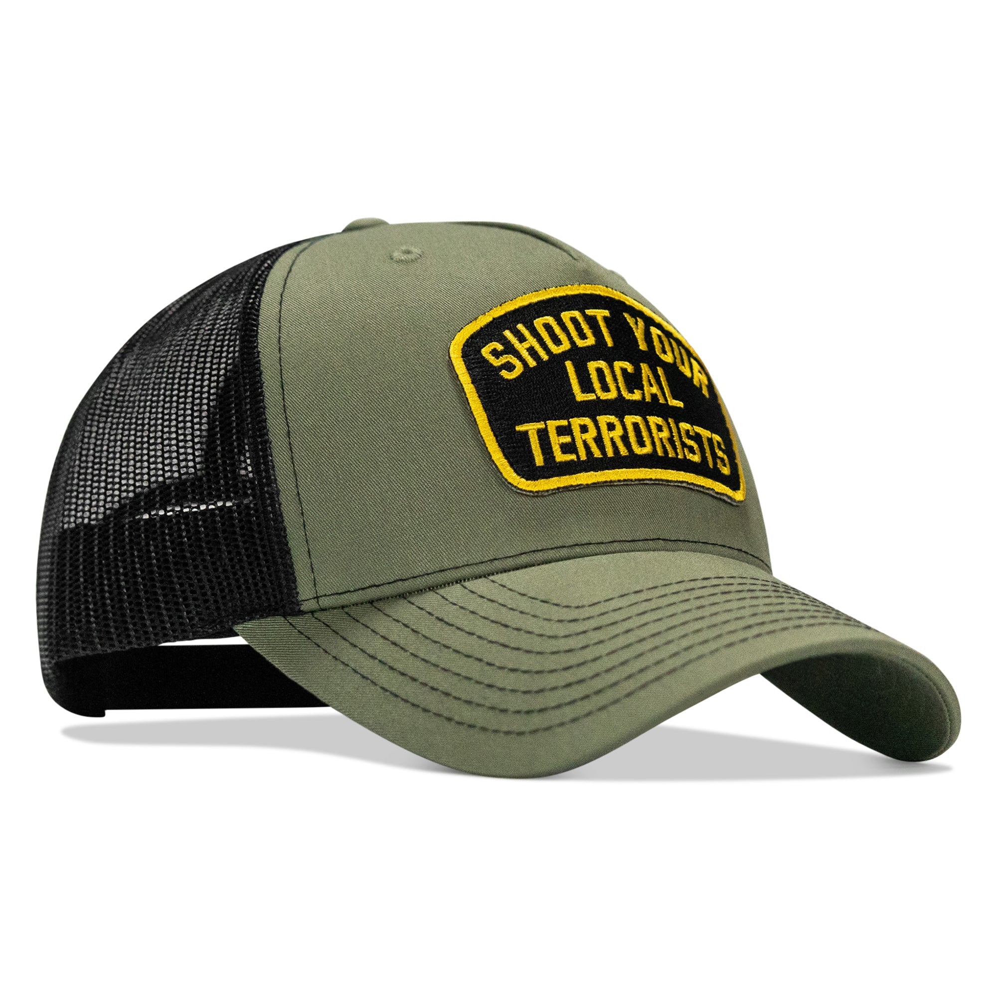 Shoot Your Local Terrorists Patch Snapback Hat