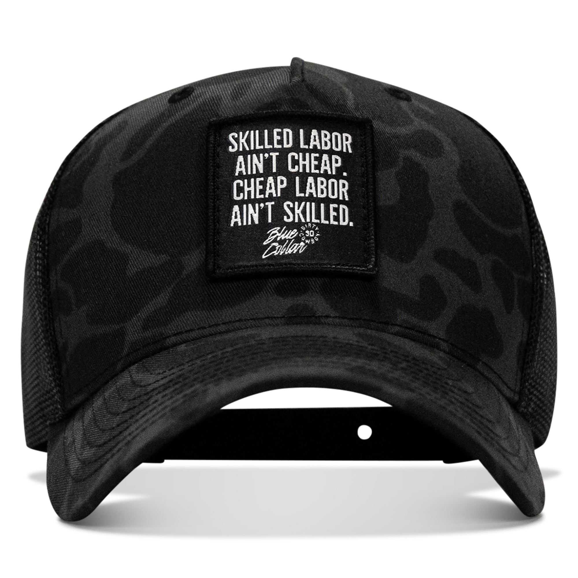 Skilled Labor Ain't Cheap Patch Snapback Hat