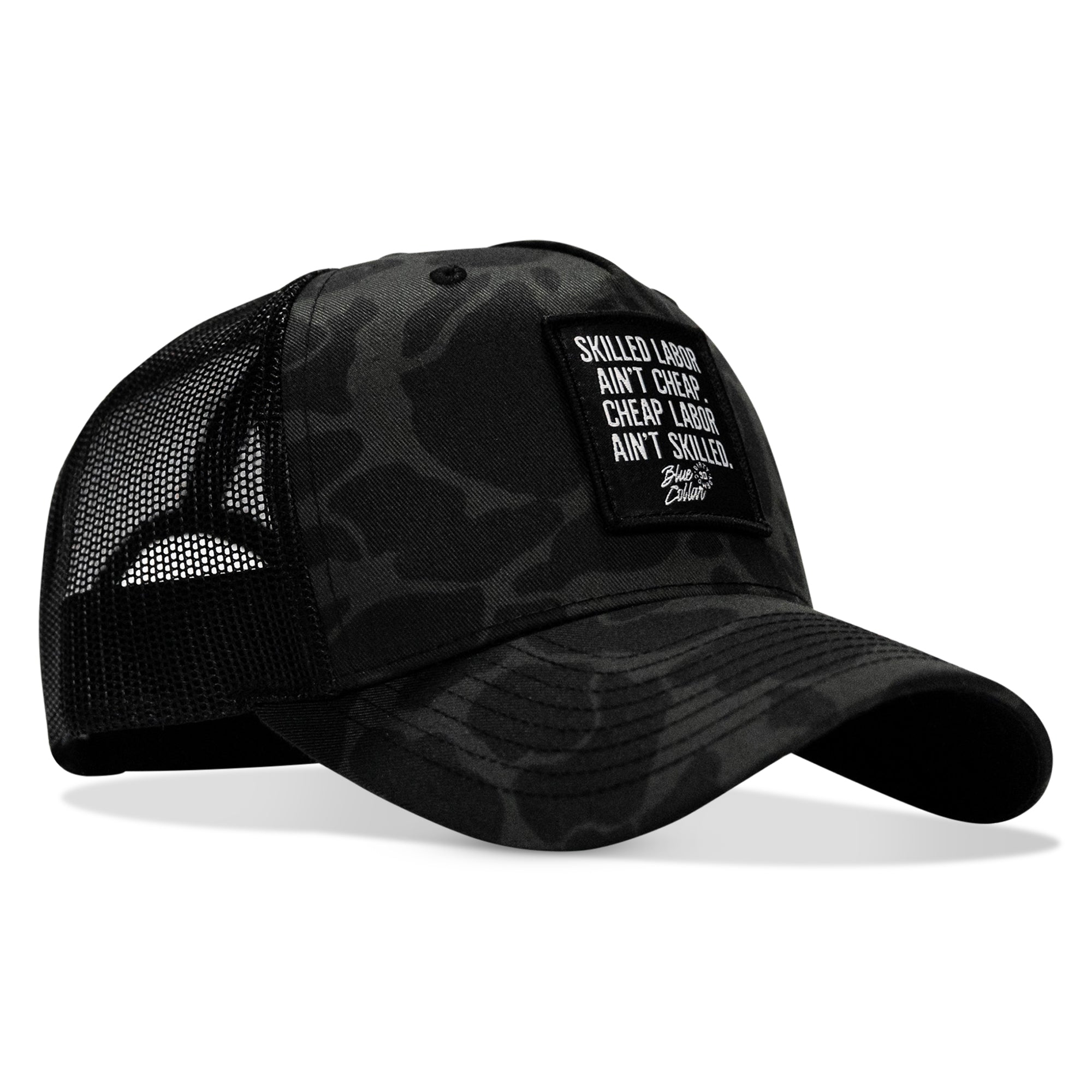 Skilled Labor Ain't Cheap Patch Snapback Hat