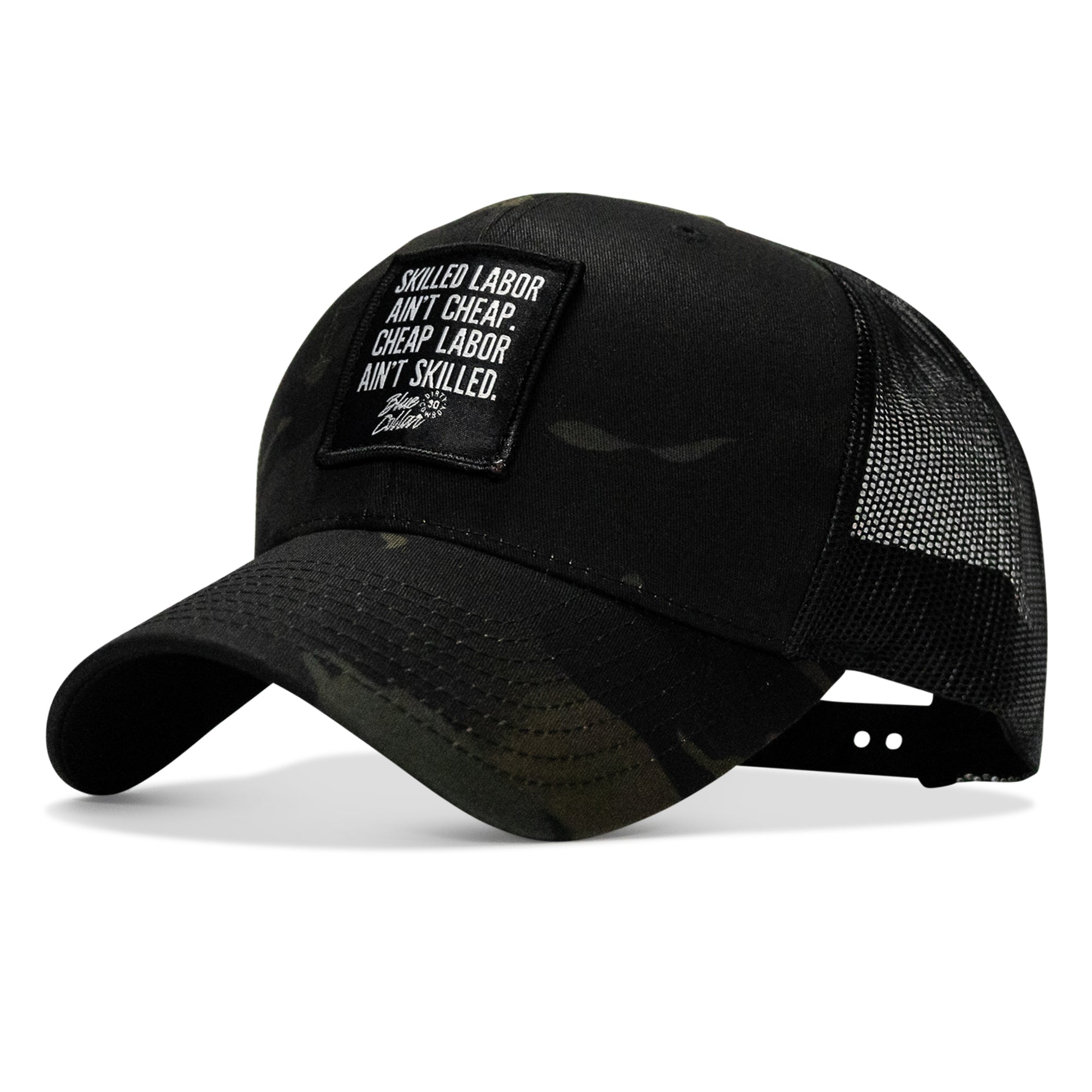 Skilled Labor Ain't Cheap Patch Snapback Hat