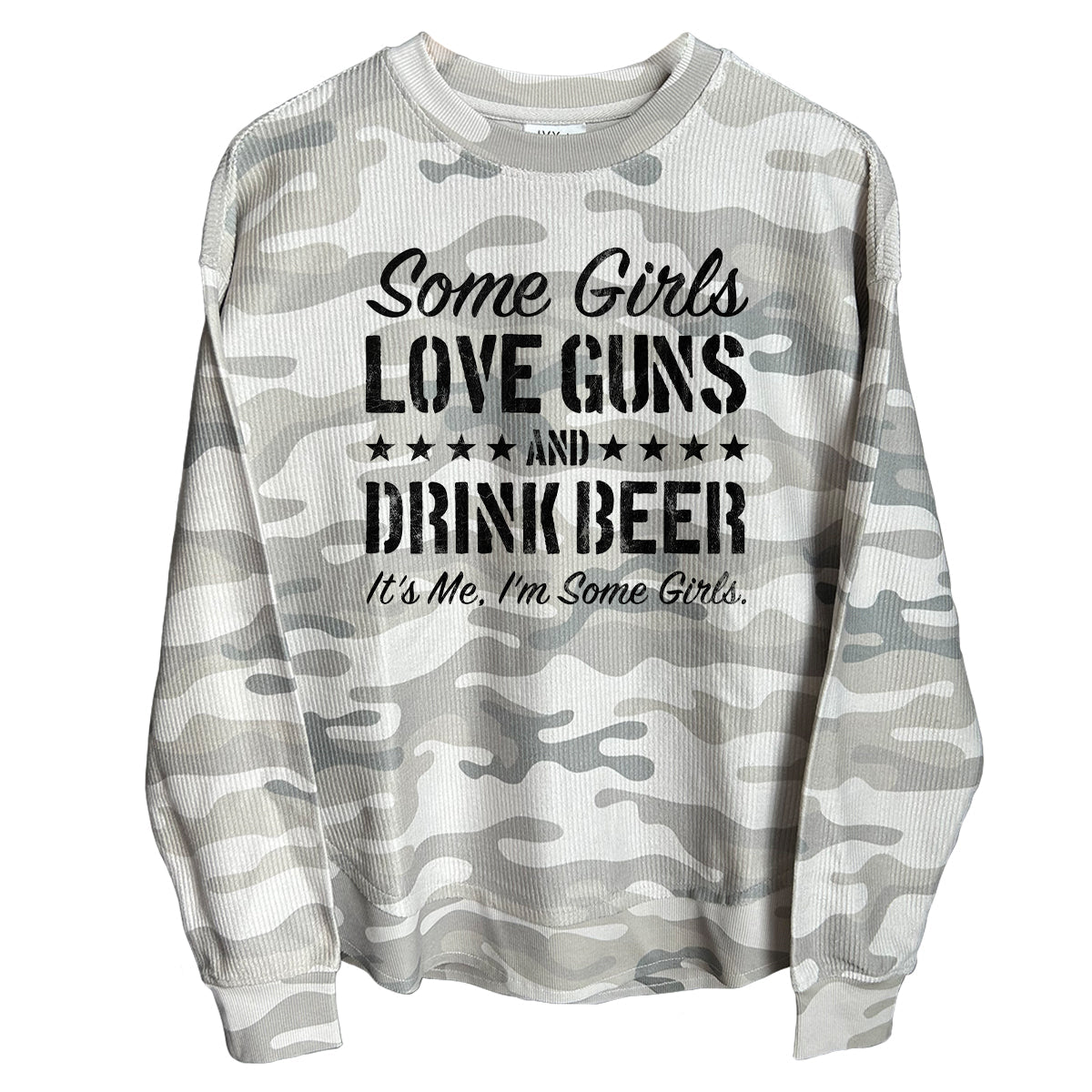 Some Girls Love Guns and Drink Beer (Front) Corded Poncho