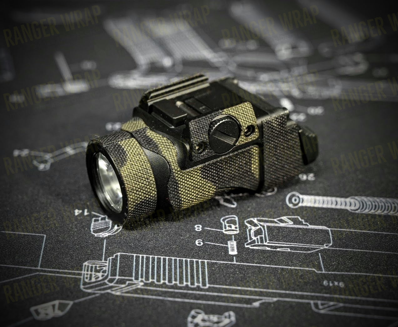 Streamlight TLR7 Sub - Weapon Light Wrap in Cordura Fabric