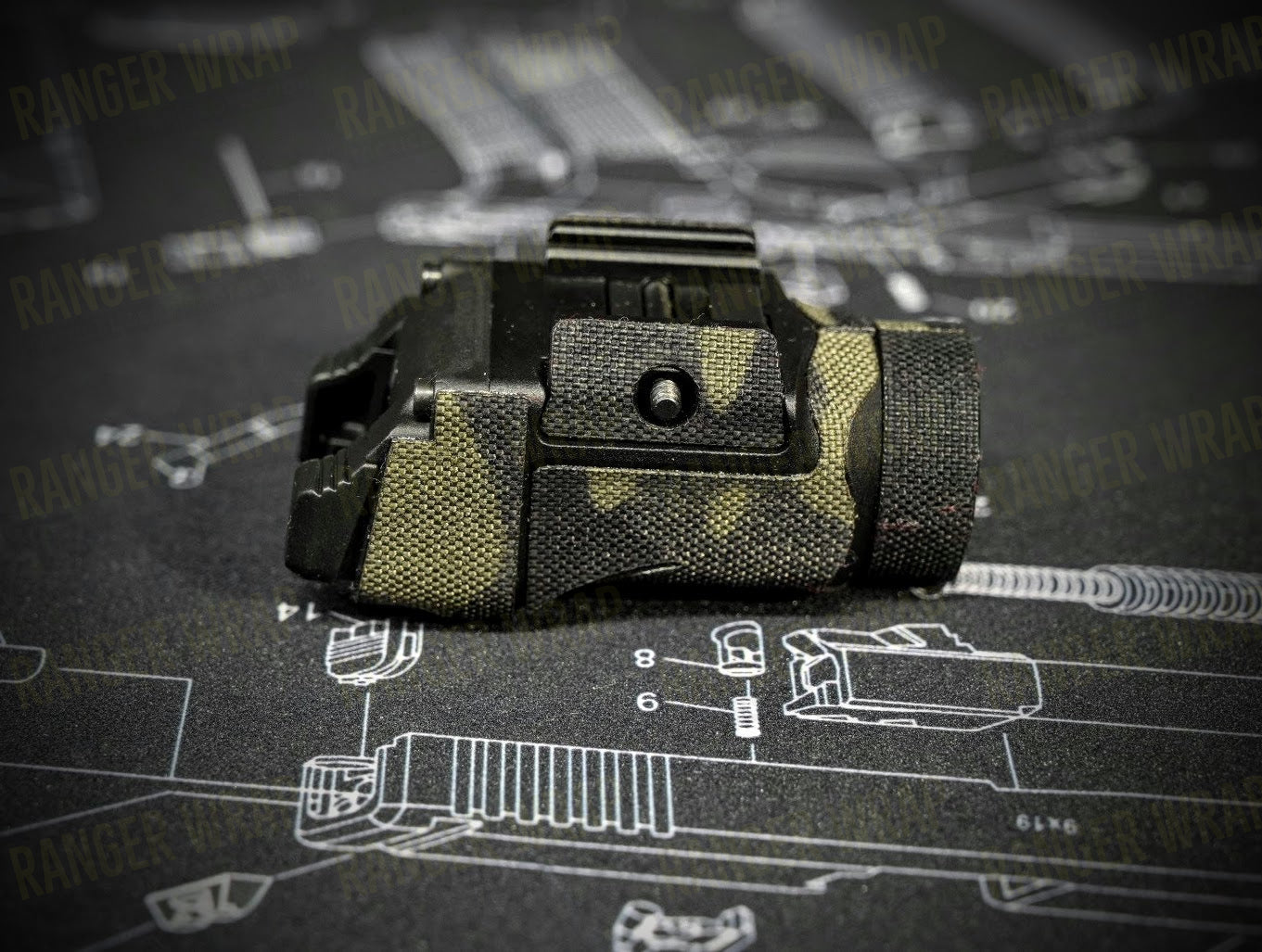 Streamlight TLR7 Sub - Weapon Light Wrap in Cordura Fabric