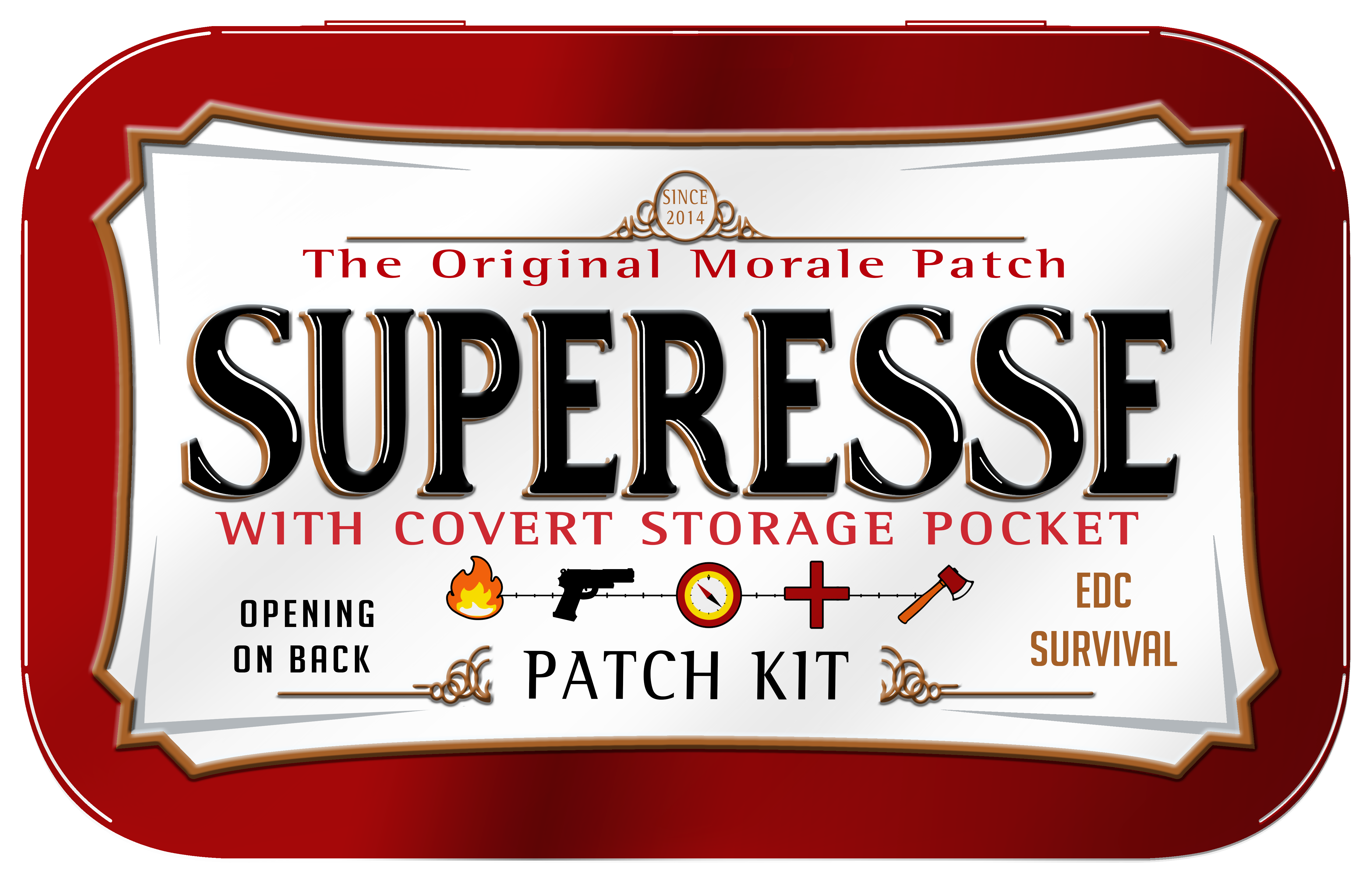 Storage Pocket Patch:  "Altoids" The Original Morale Patch by Superesse with Covert Storage Pocket