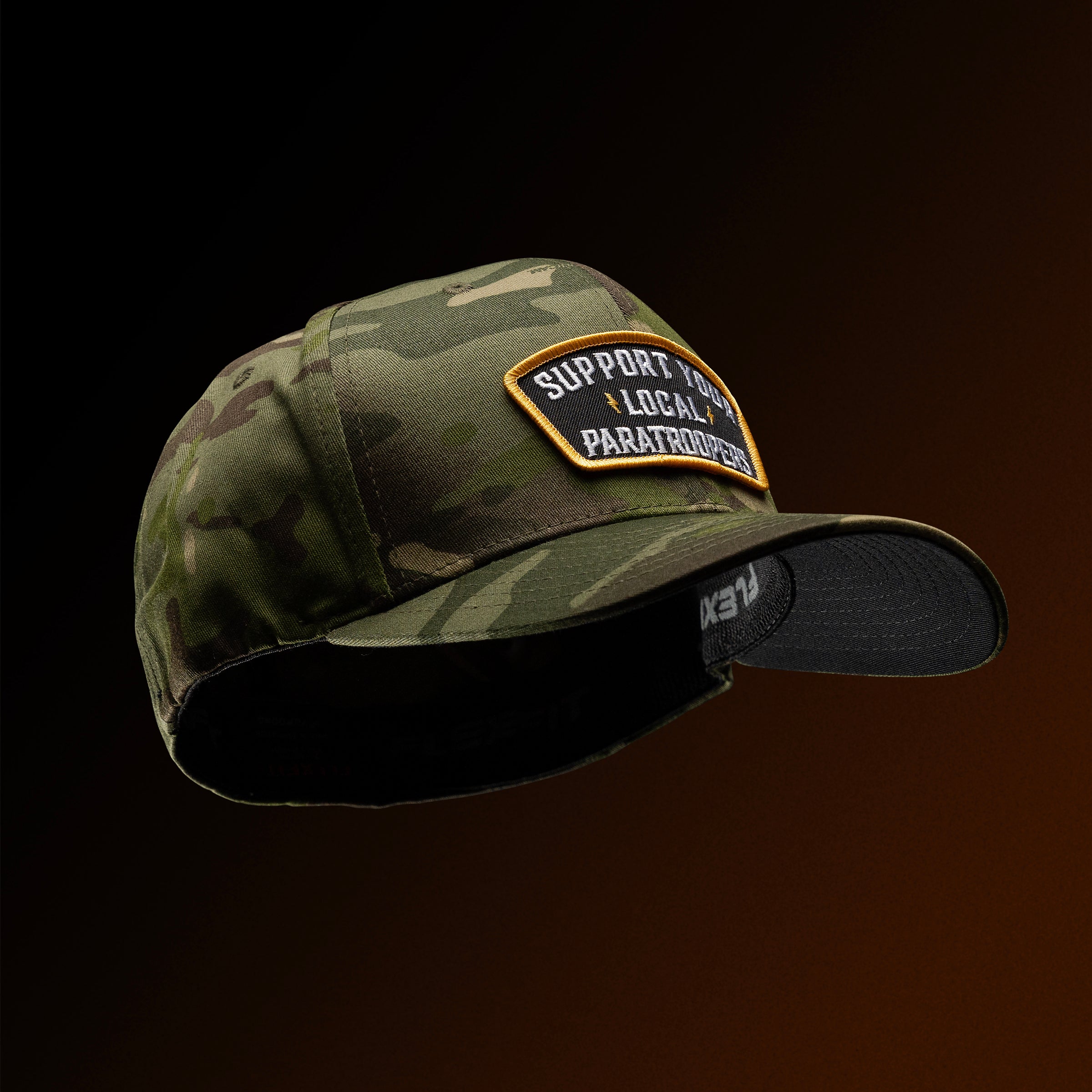 Support Your Local Paratroopers Patch Flexfit Hat