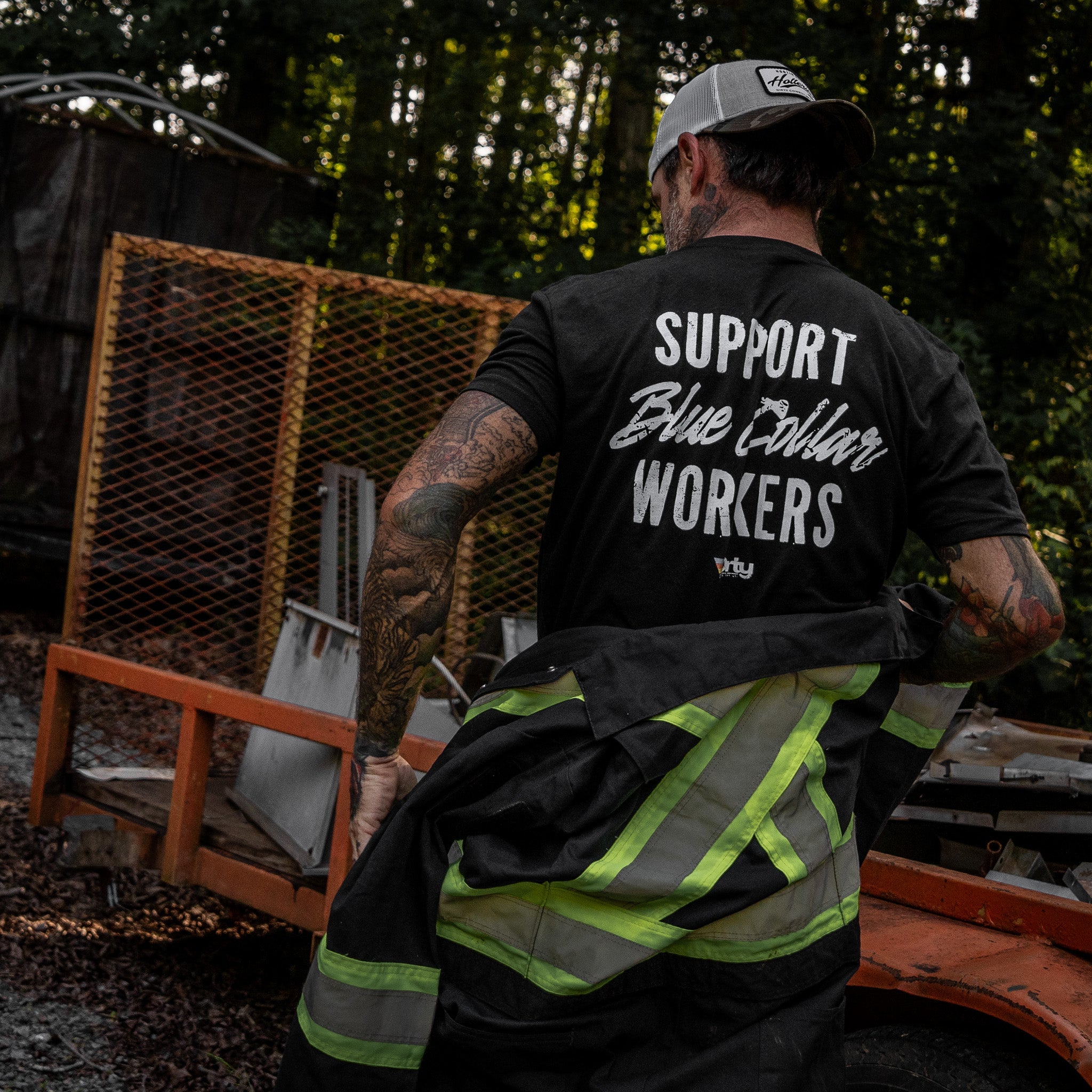 Support Blue Collar Workers Men's T-Shirt