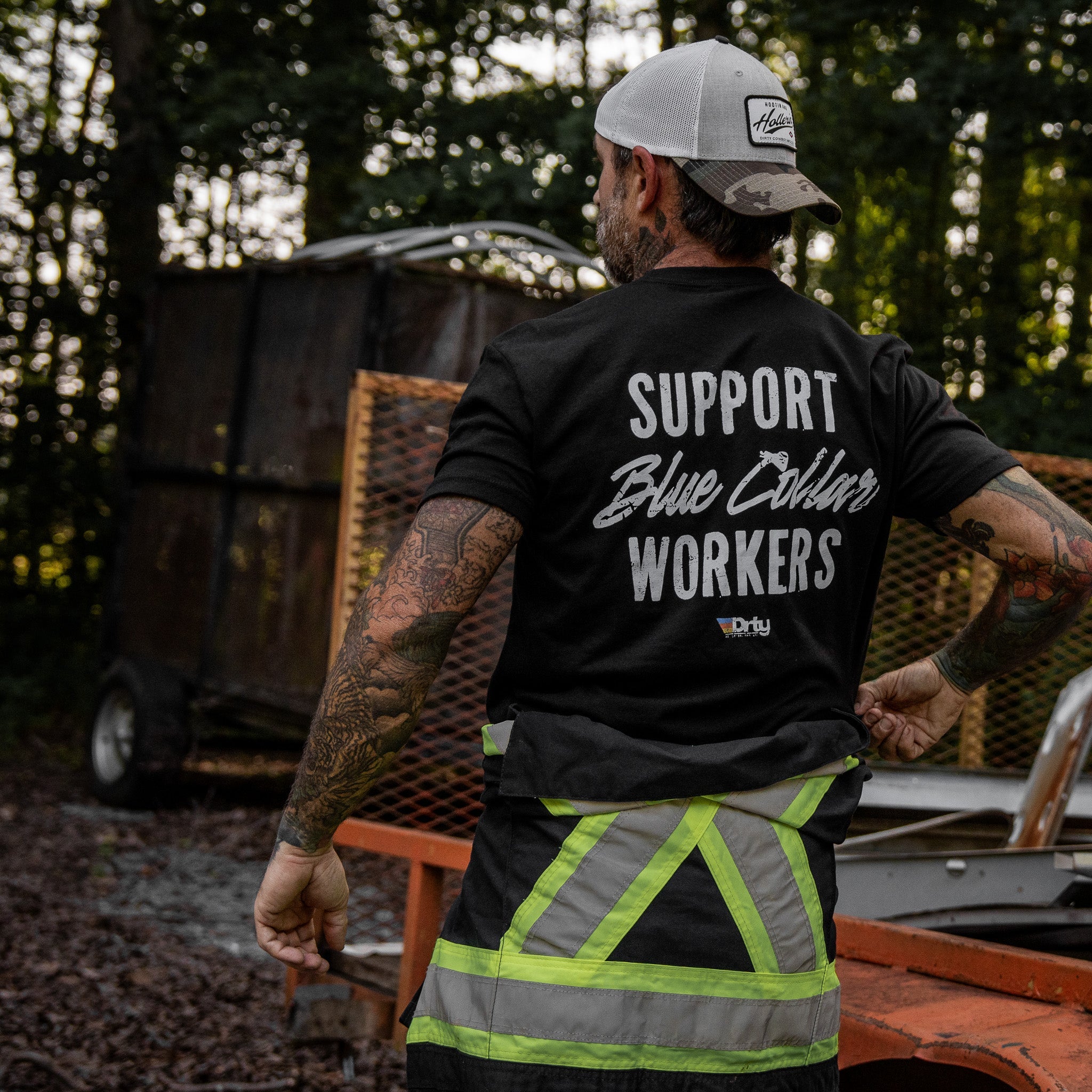 Support Blue Collar Workers Men's T-Shirt