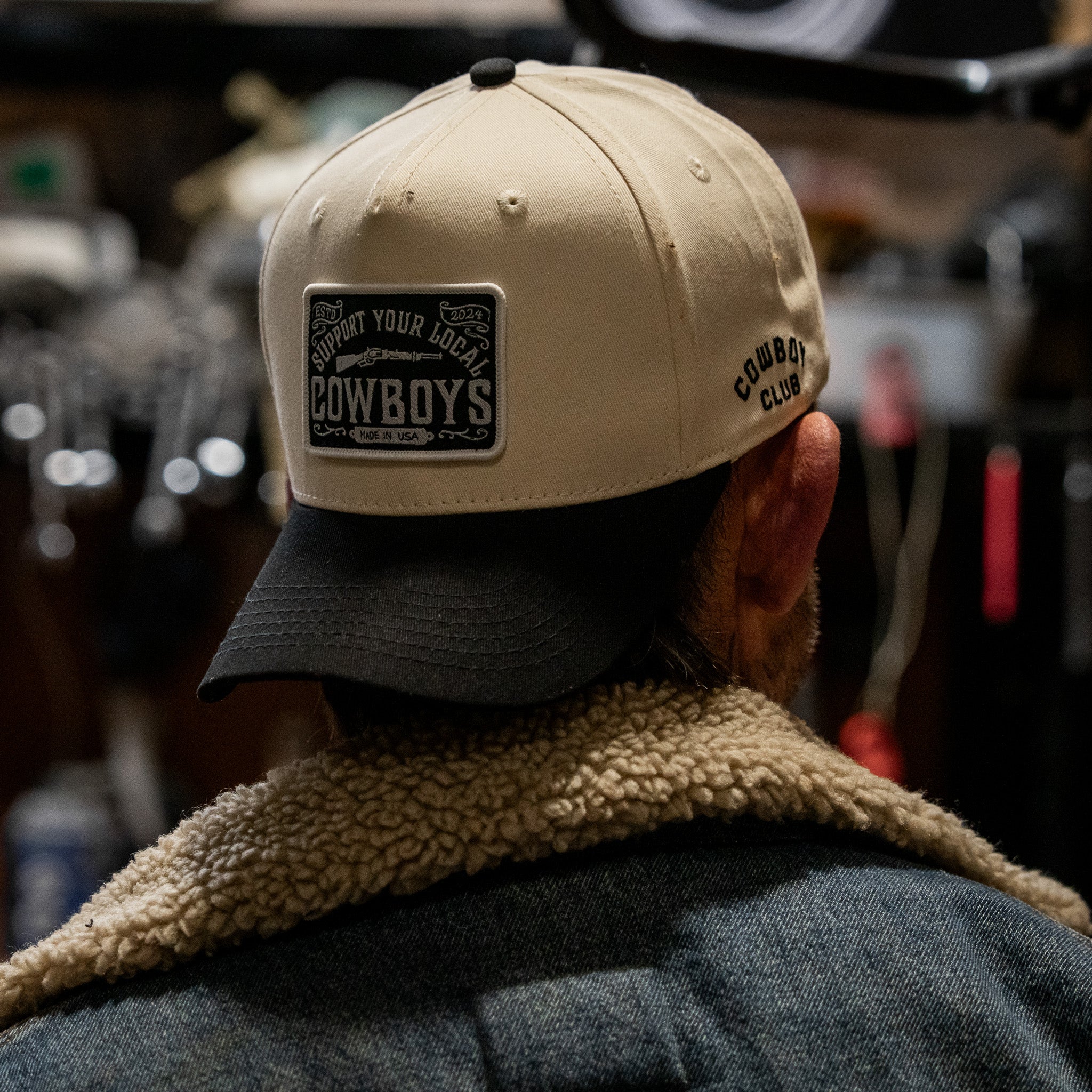 Support Your Local Cowboys Patch 5 Panel Workhorse Snapback