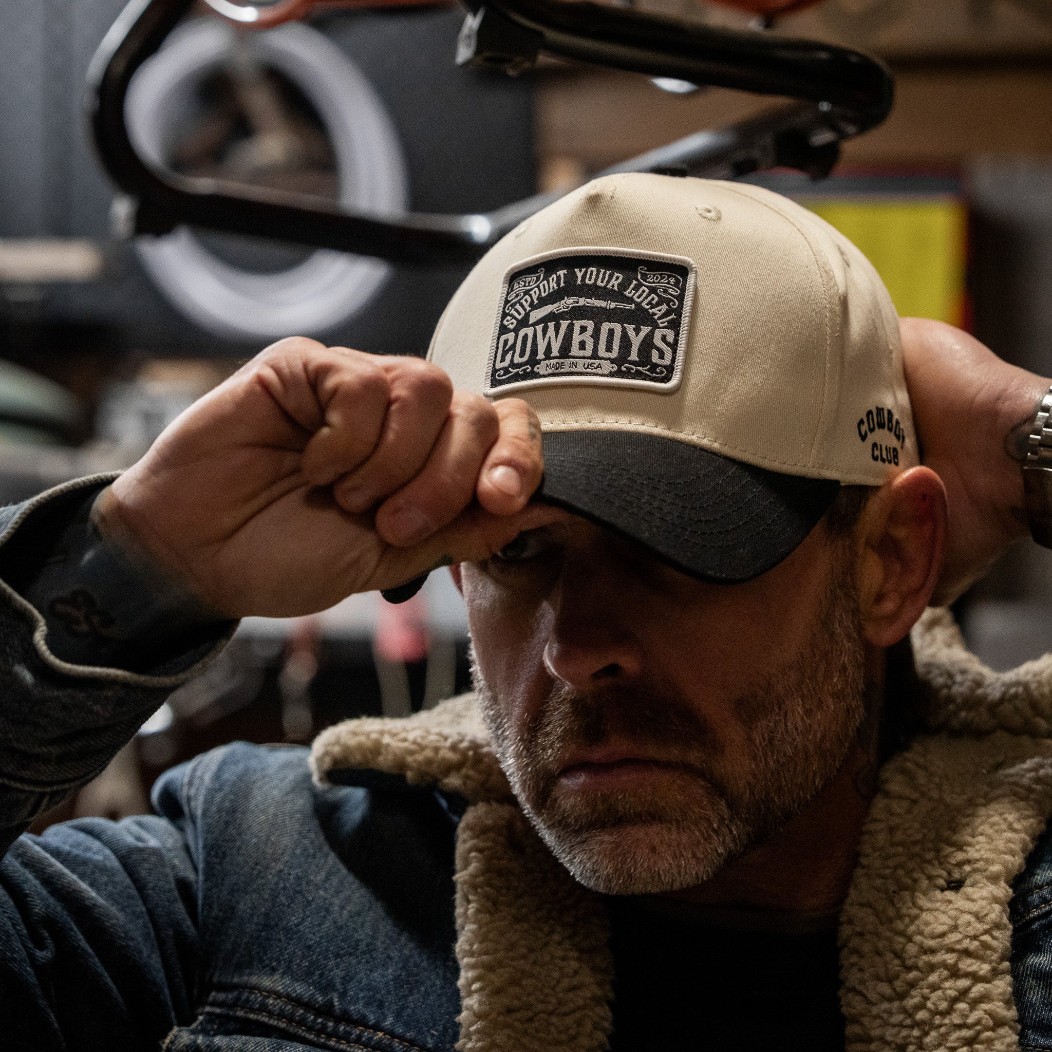 Support Your Local Cowboys Patch 5 Panel Workhorse Snapback
