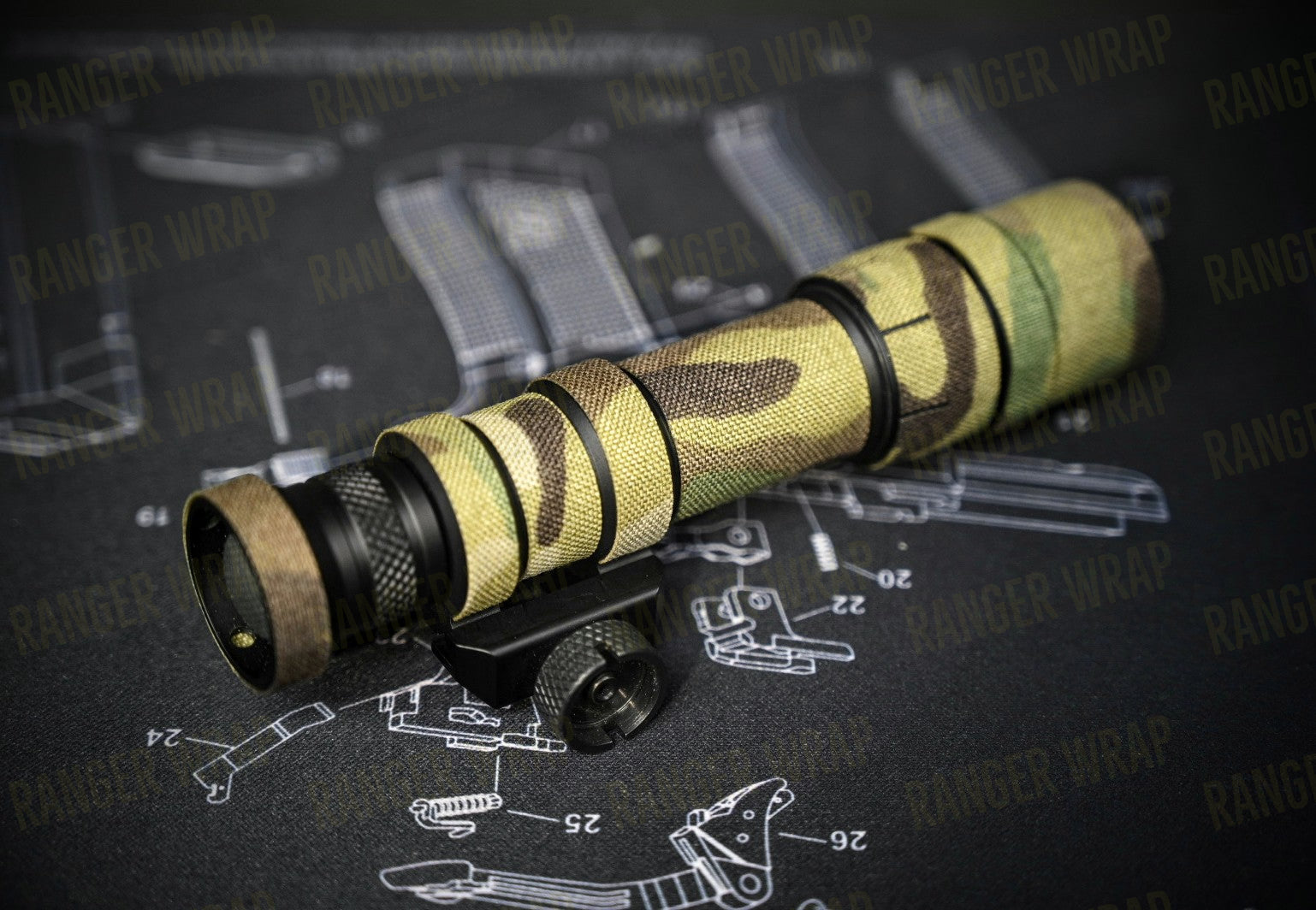 Surefire M600DF Scout - Weapon Light Wrap in Cordura Fabric