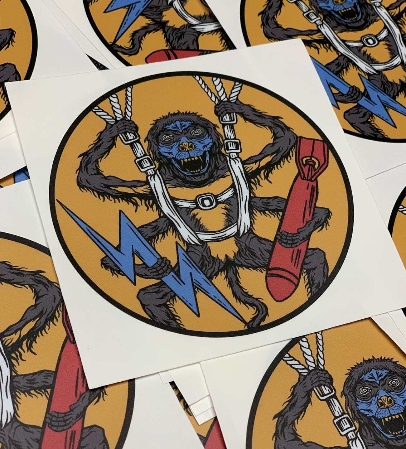 507th Spider Monkey Remastered Premium Sticker