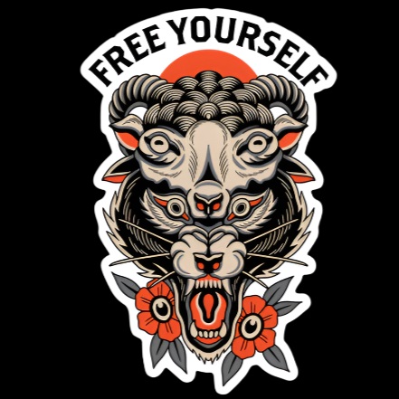 FREE YOURSELF 2.0 STICKER