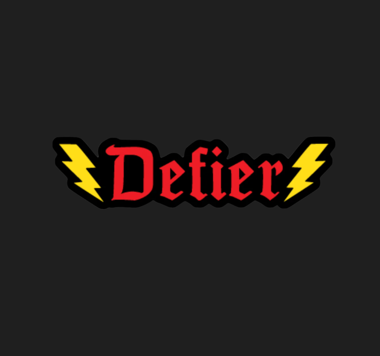 DEFIER STICKER