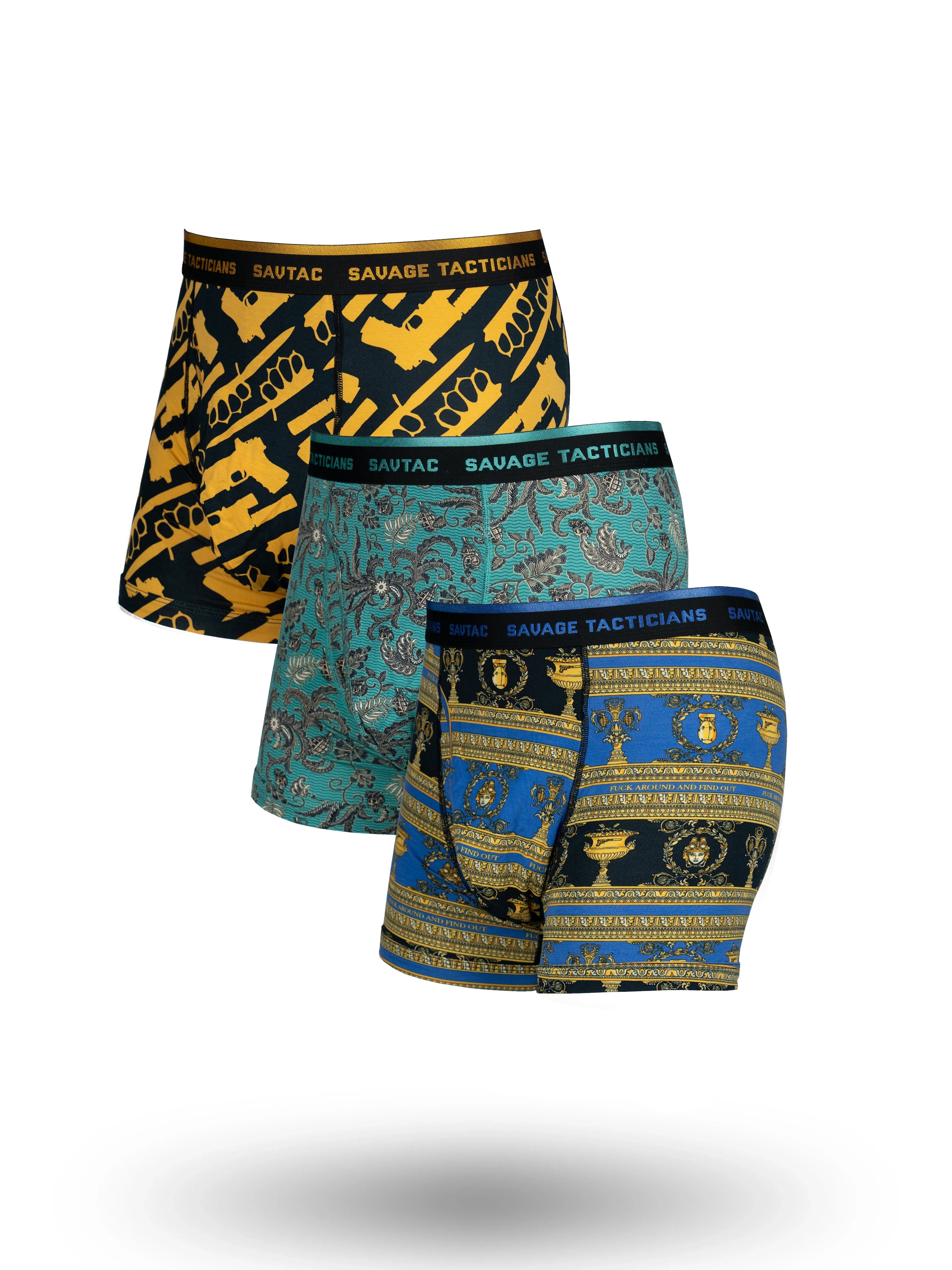 Kimono Trunk Briefs 3 Pack