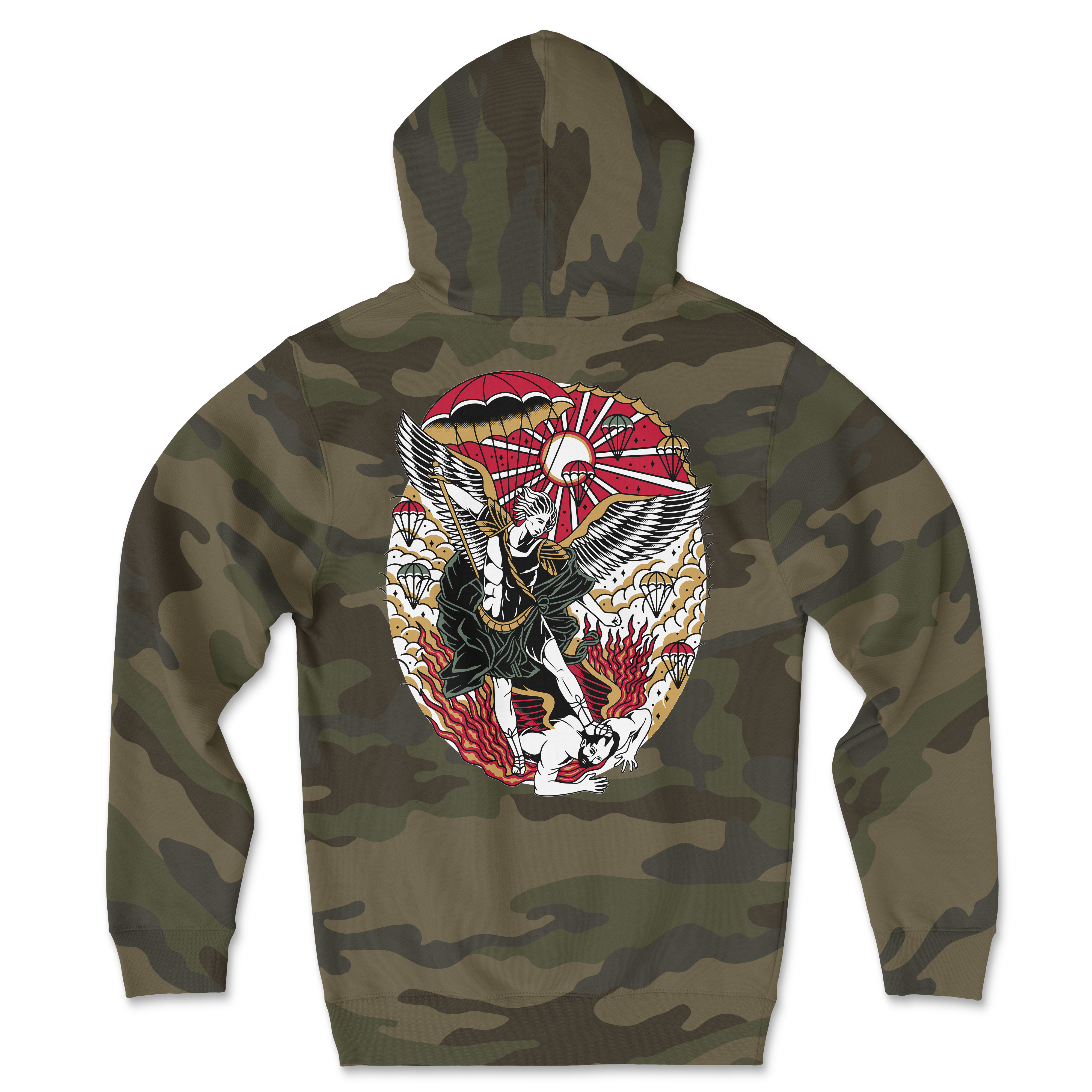 St. Michael Traditional Camo Hoodie