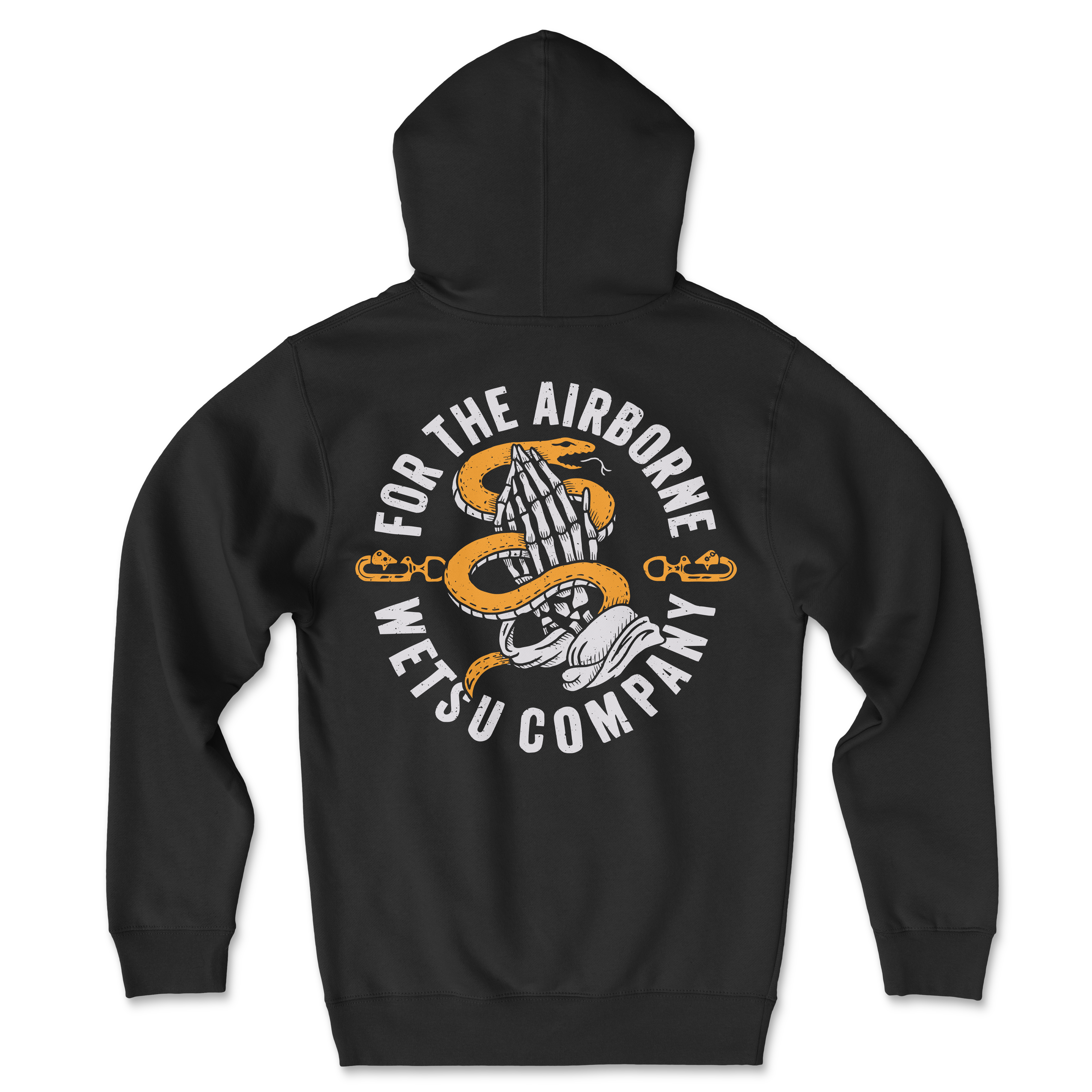 Static Line Bites Green Hoodie