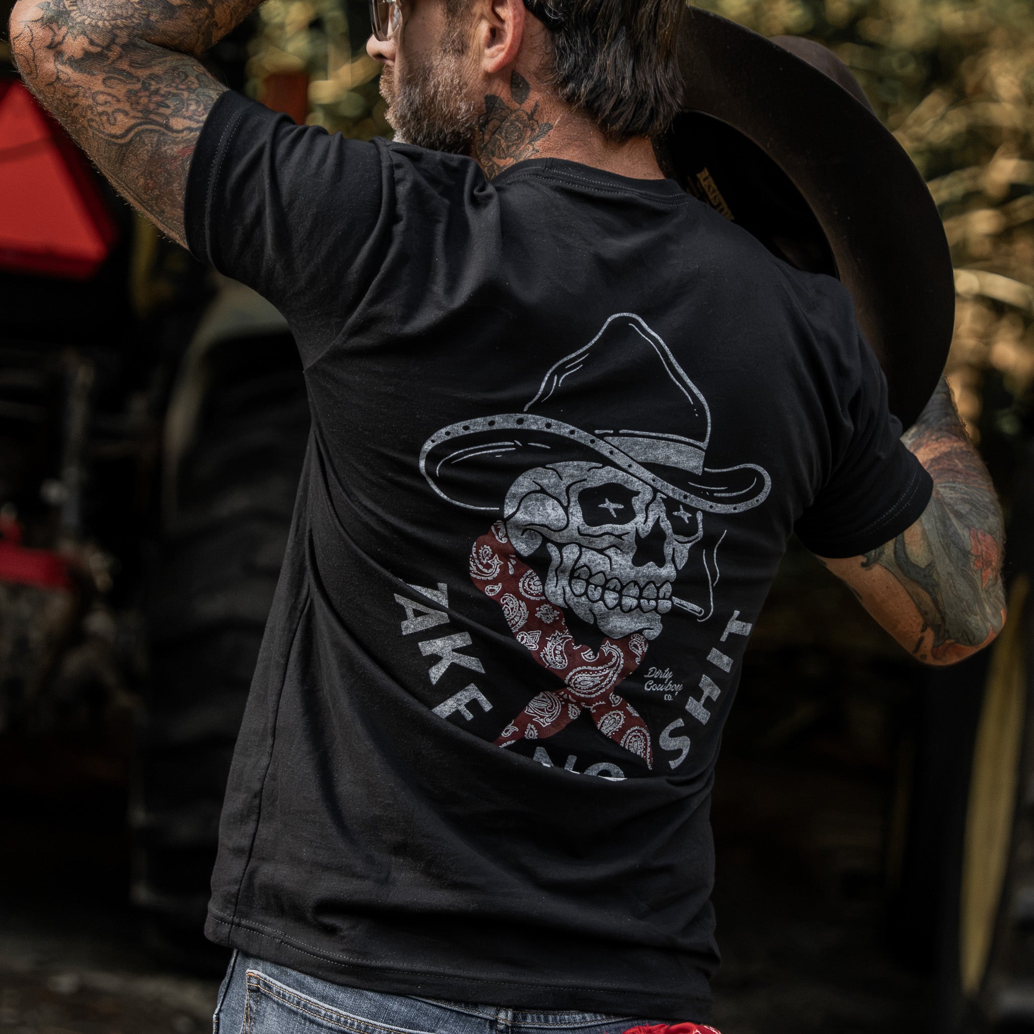 Take No Shit Cowboy Men's T-Shirt