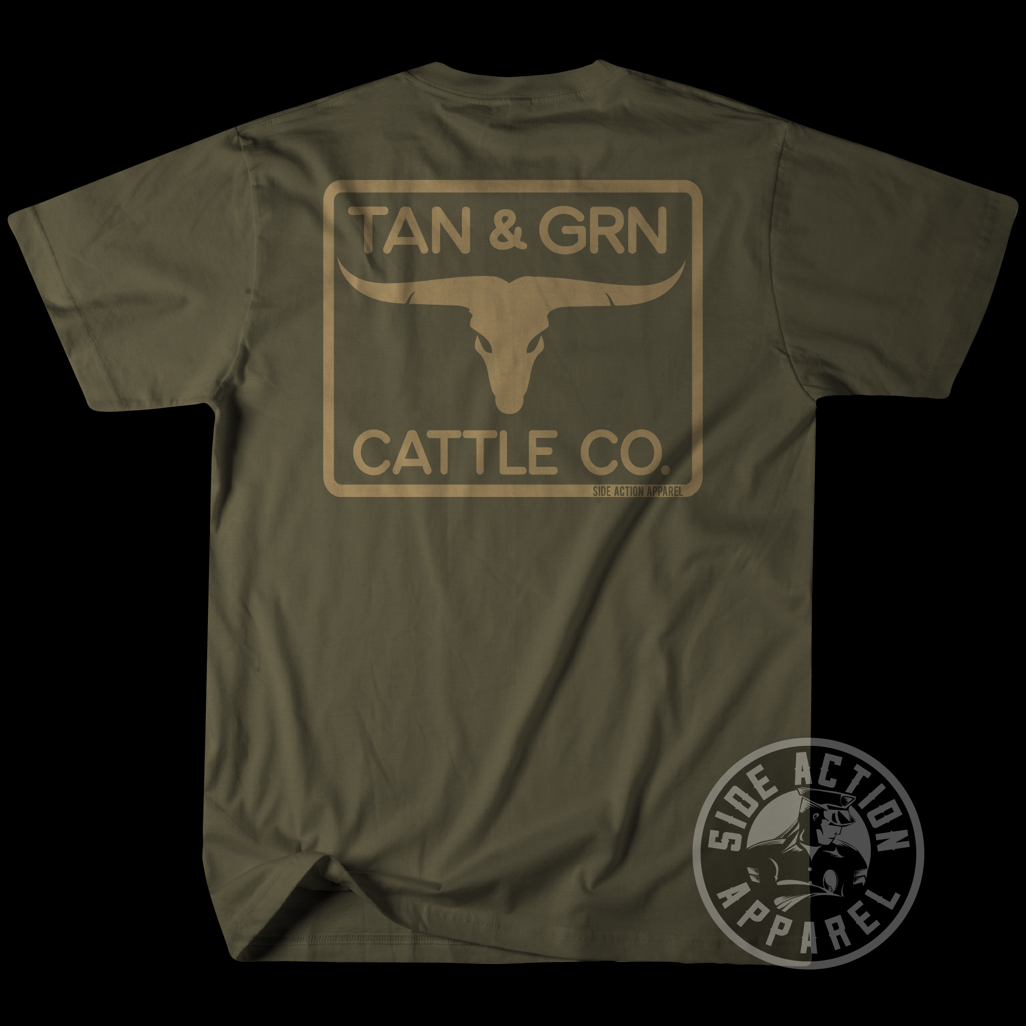 Tan & Grn Cattle Co. Tee